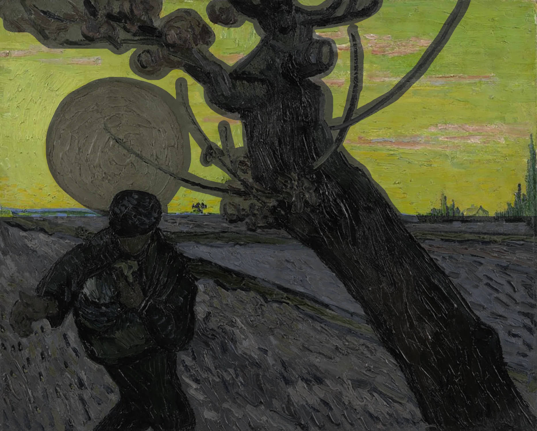 ゴッホ展：家族がつないだ画家の夢」出品作⑥ ゴッホ《種まく人》1888