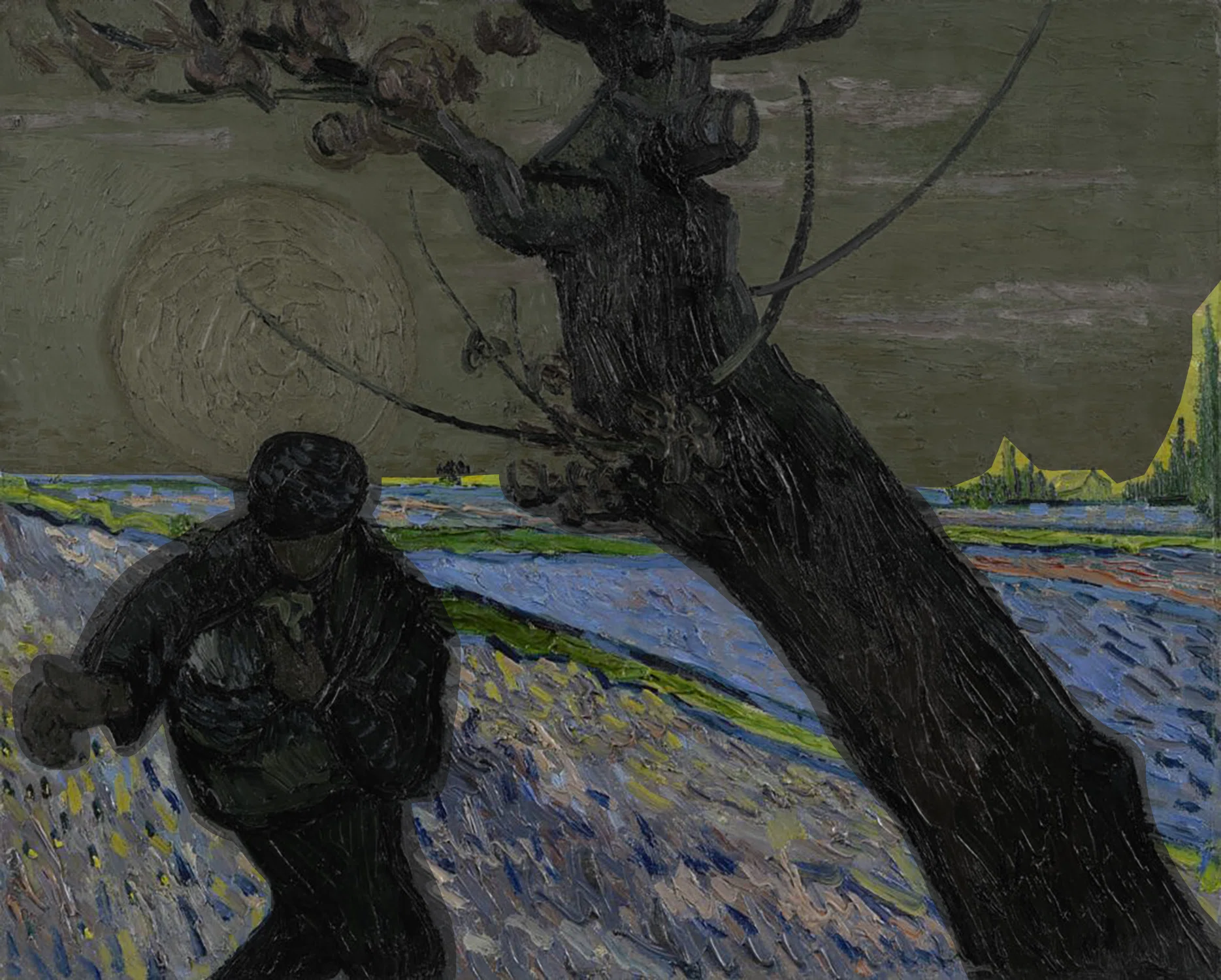ゴッホ展：家族がつないだ画家の夢」出品作⑥ ゴッホ《種まく人》1888