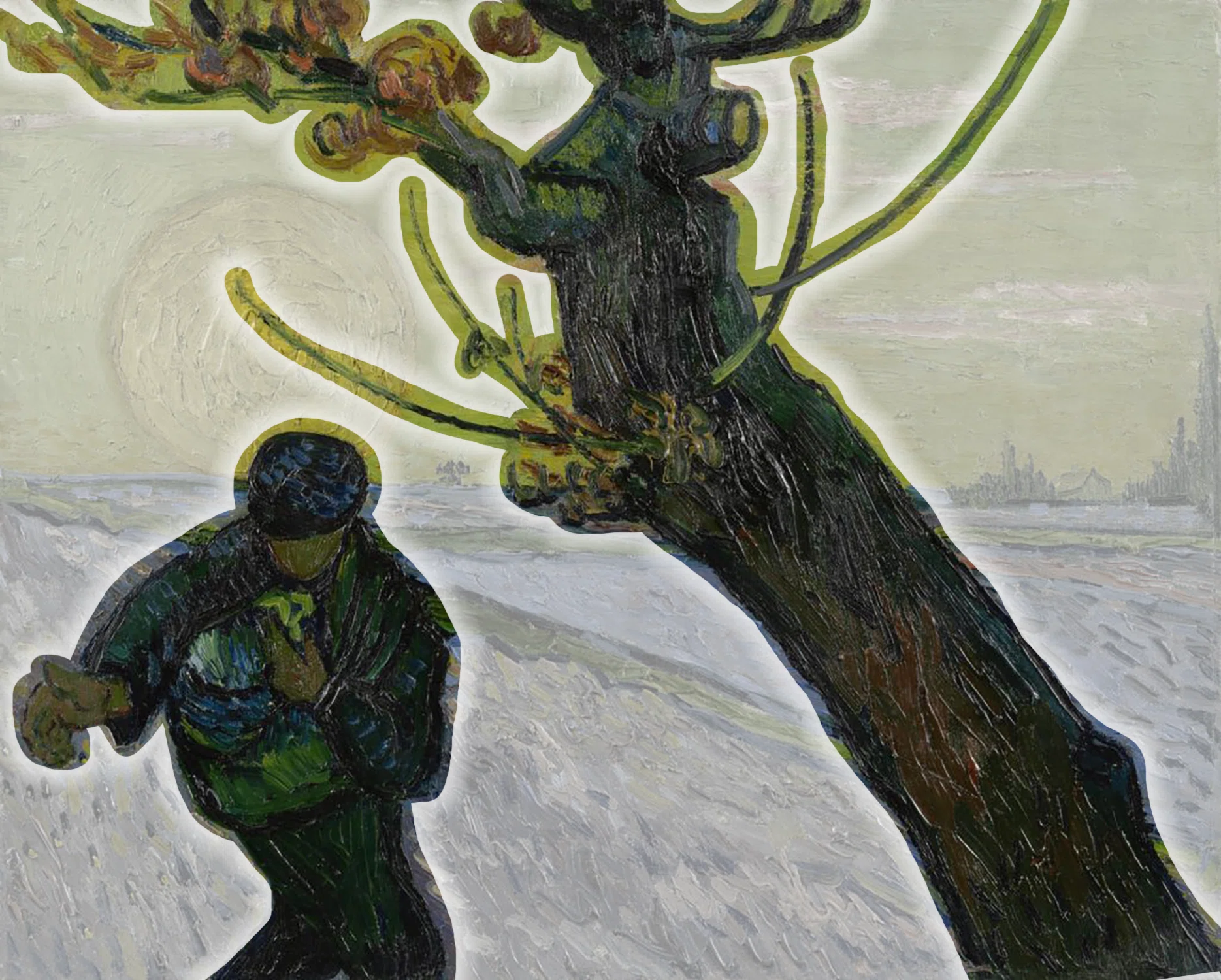 ゴッホ展：家族がつないだ画家の夢」出品作⑥ ゴッホ《種まく人》1888