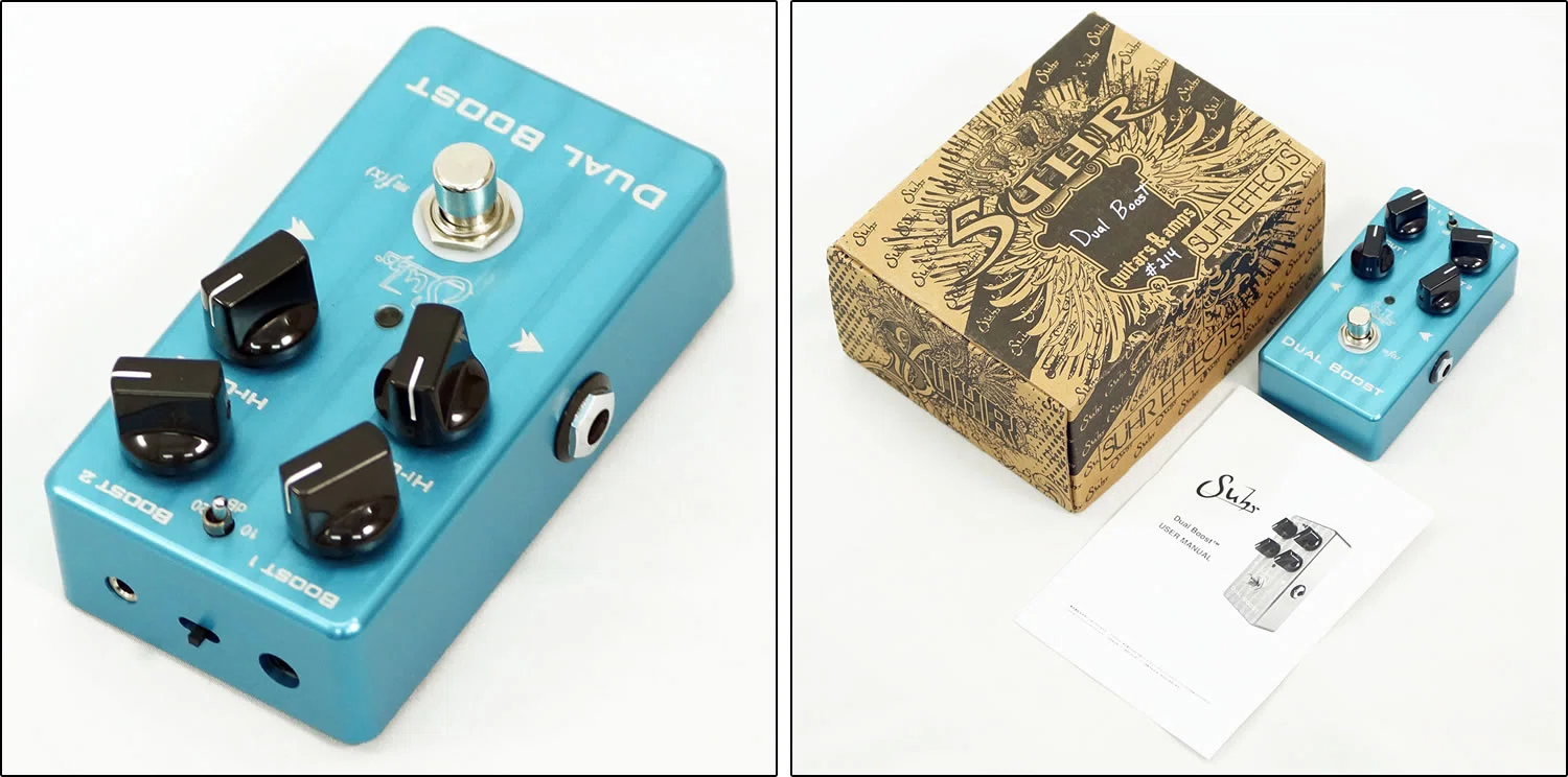 特選中古品！サーによる大人気ブースターペダル「Suhr Dual Boost」が