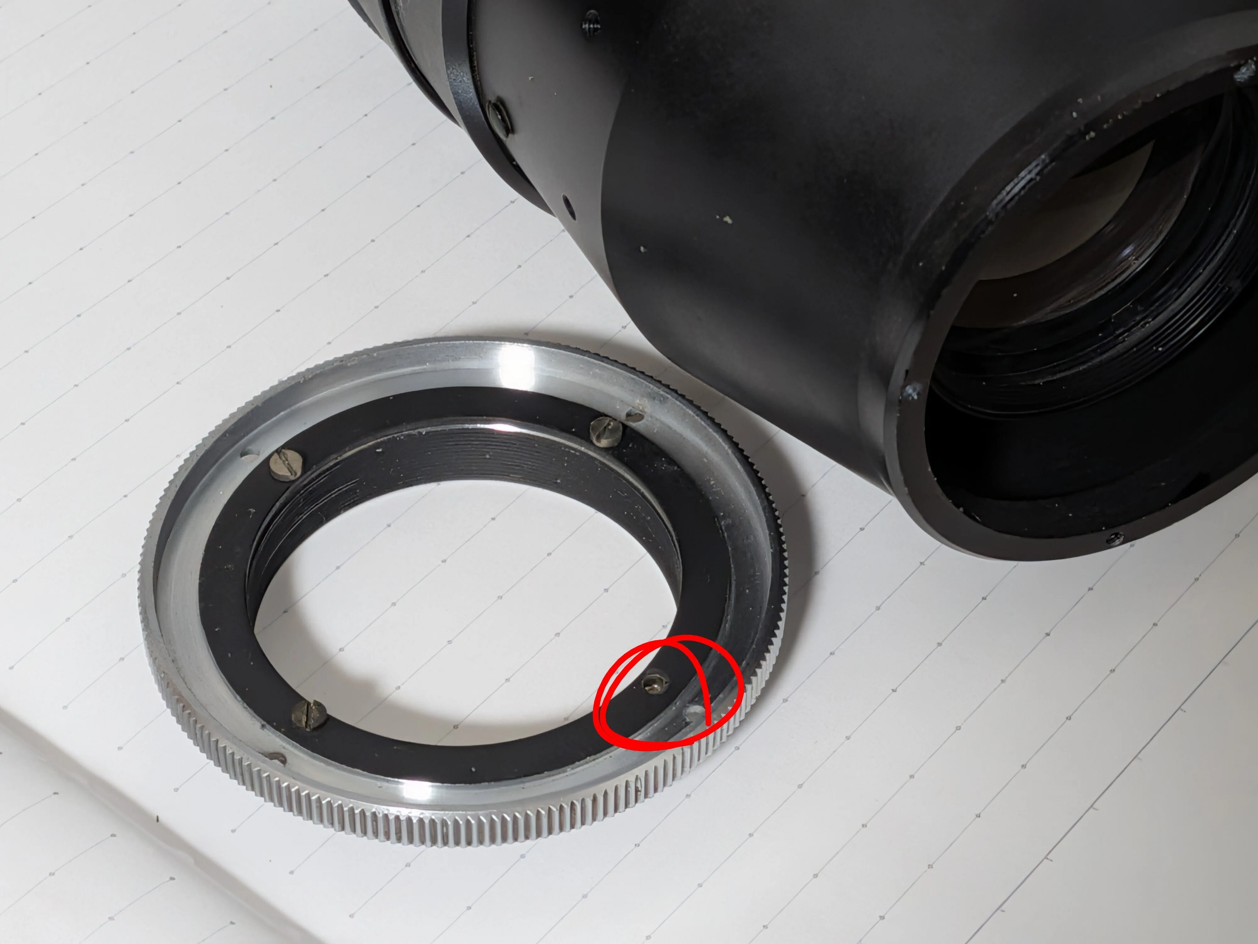 TELE ROKKOR-TD 300mm f4.5 分解清掃｜桺蓼