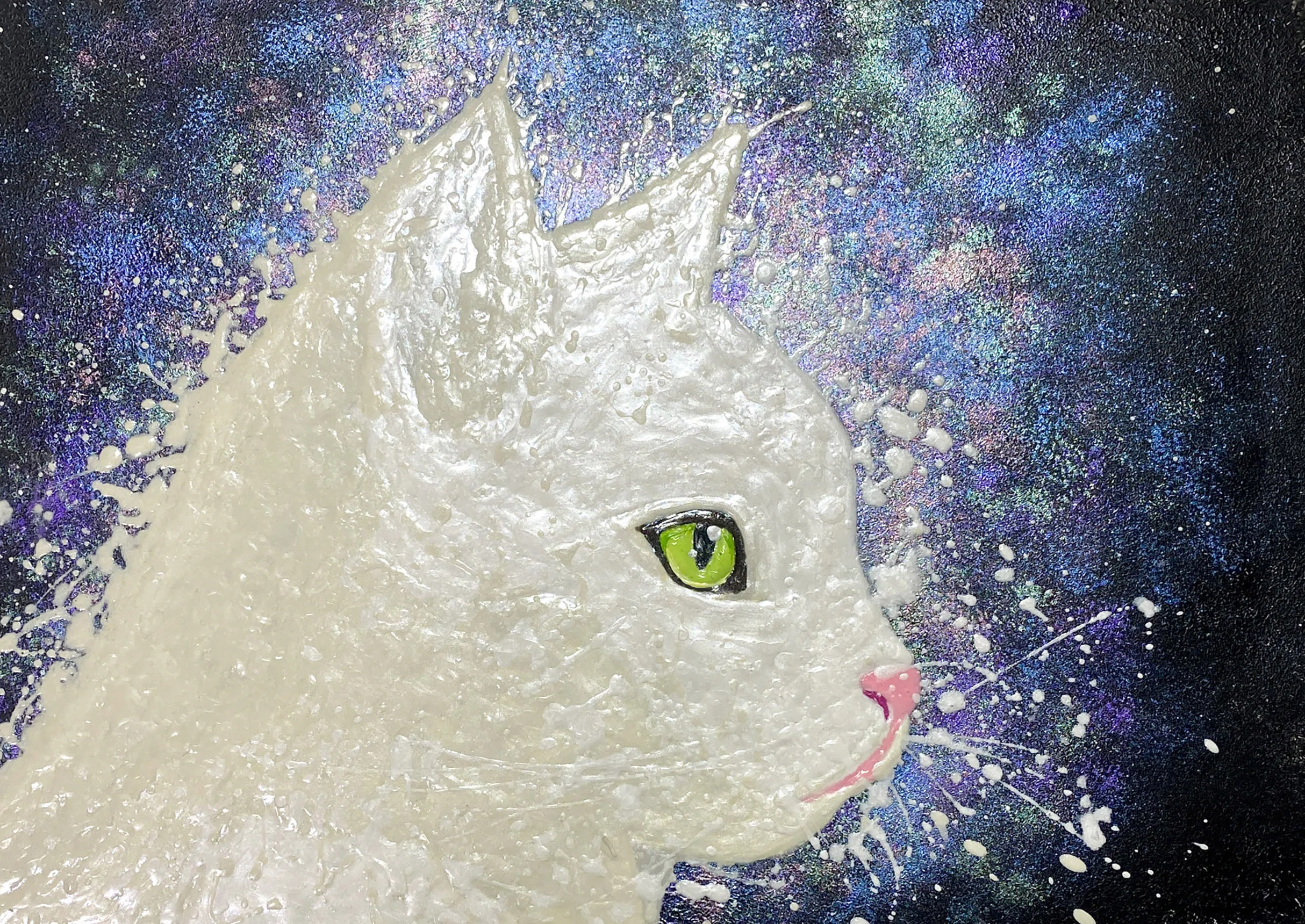 s*0様 「 光は継続の先に 」｜絵画 原画 抽象画 絵 動物画 ドローイング s*0様 「 光は継続の先に 」｜絵画 原画 抽象画 絵 動物画