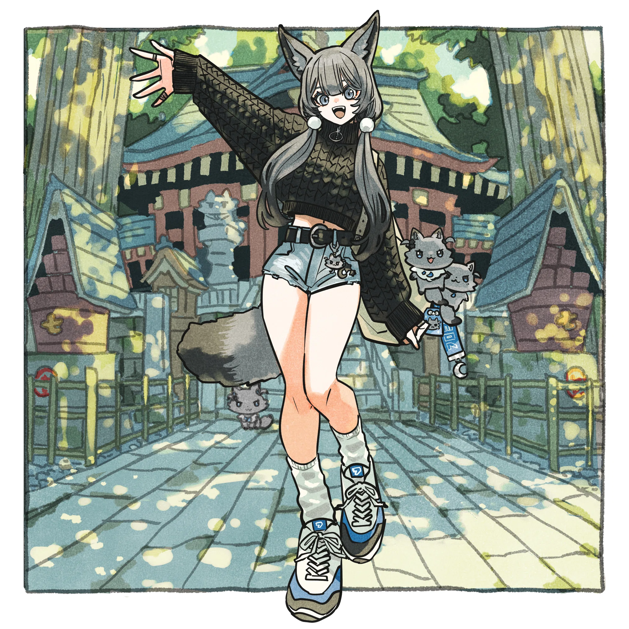 切手制作第一弾】七狼さくや??｜streamart