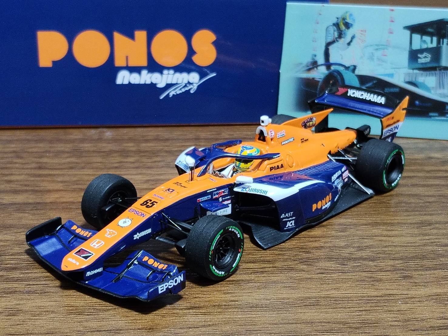 1/43ナカジマレーシング#65イゴール・オオムラ・フラガ SF23 2025 65 イゴール・オオムラ・フラガ Igor Omura Fraga PONOS NAKAJIMA