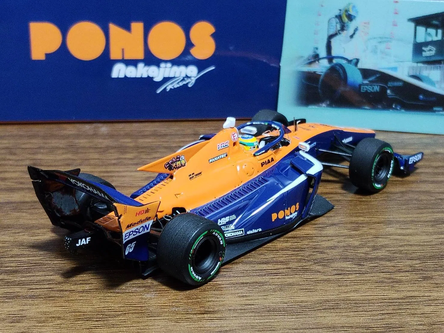 Spark 1/43 PONOS NAKAJIMA RACING SF23 No.65 Super Formula 2025