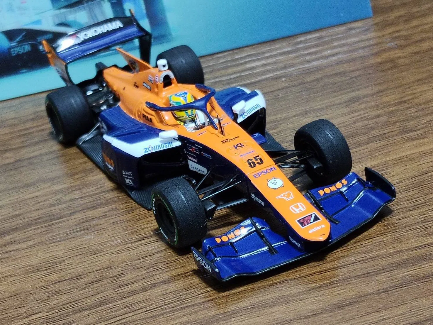 Spark 1/43 PONOS NAKAJIMA RACING SF23 No.65 Super Formula 2025