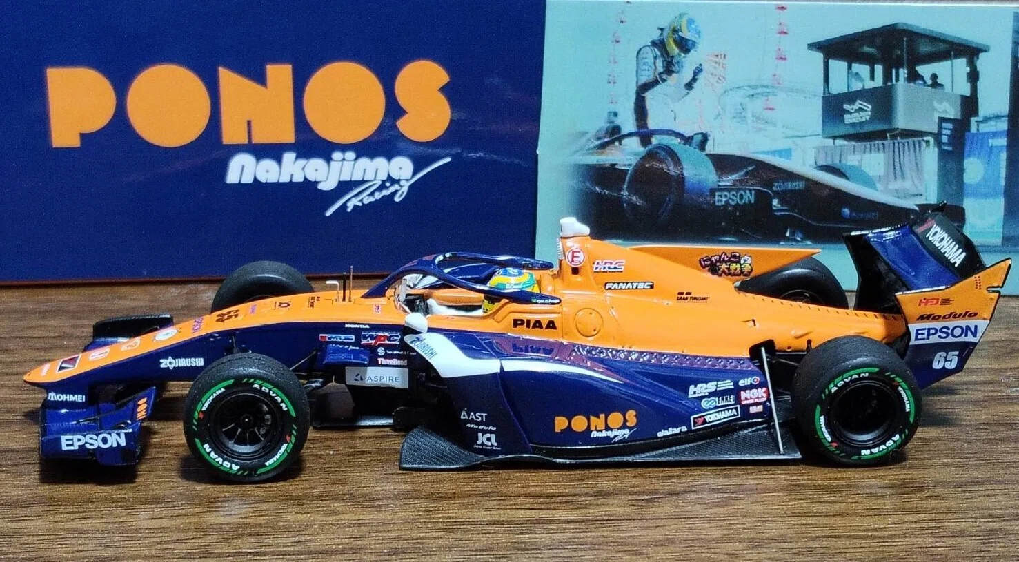 Spark 1/43 PONOS NAKAJIMA RACING SF23 No.65 Super Formula 2025
