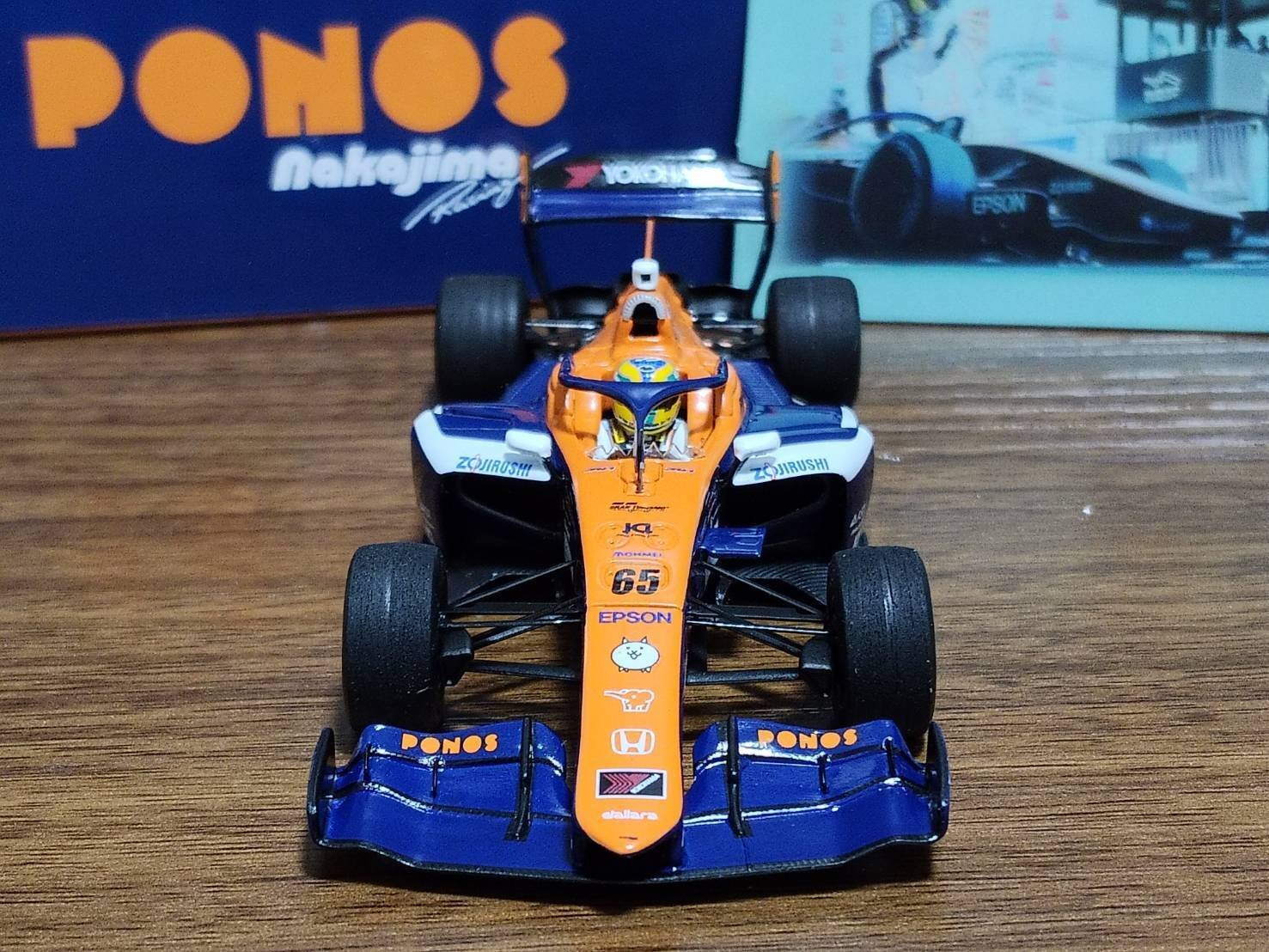 1/43ナカジマレーシング#65イゴール・オオムラ・フラガ SF23 2025 Spark 1/43 PONOS NAKAJIMA RACING SF23 No.65 Super Formula 2025