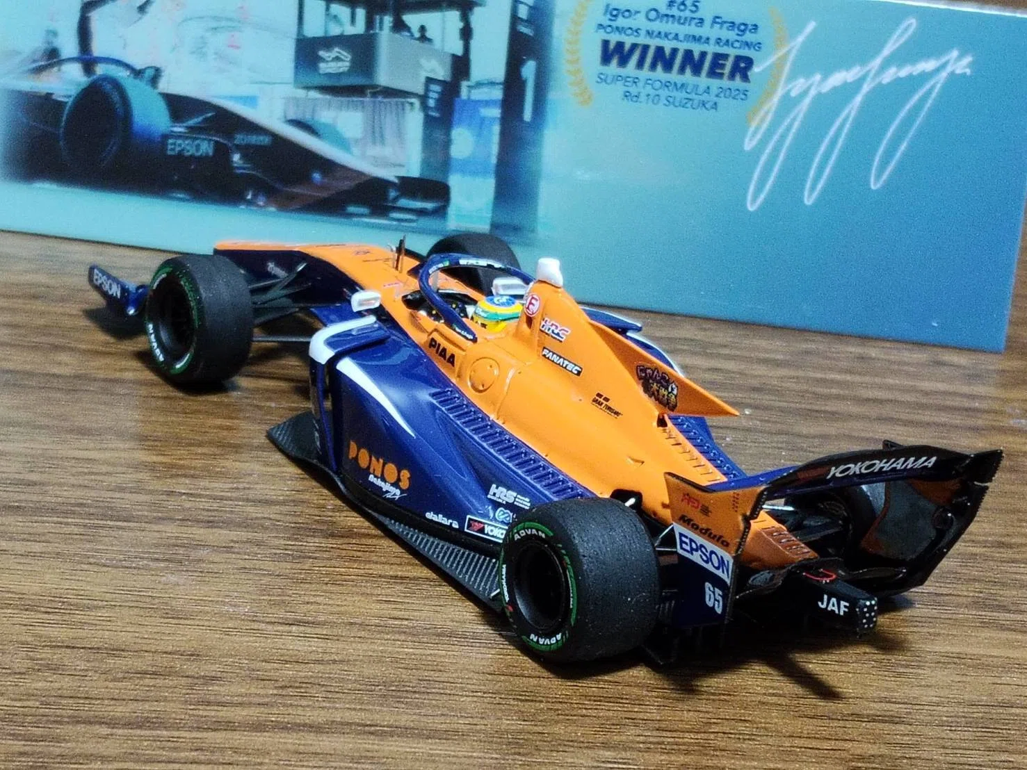 Spark 1/43 PONOS NAKAJIMA RACING SF23 No.65 Super Formula 2025
