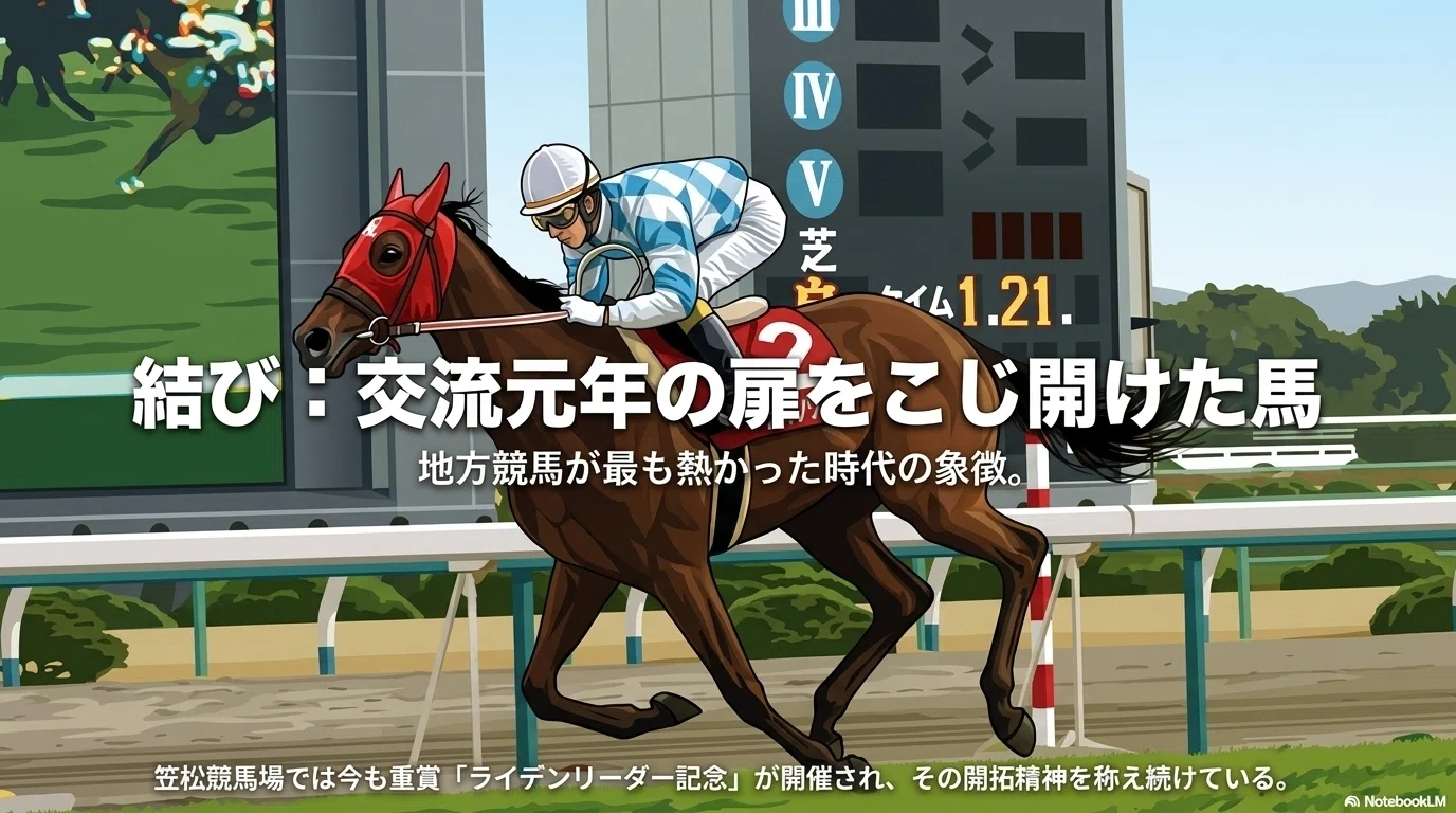 ライデンリーダー ―交流元年、笠松・無敗の10連勝馬が扉をこじ開けた