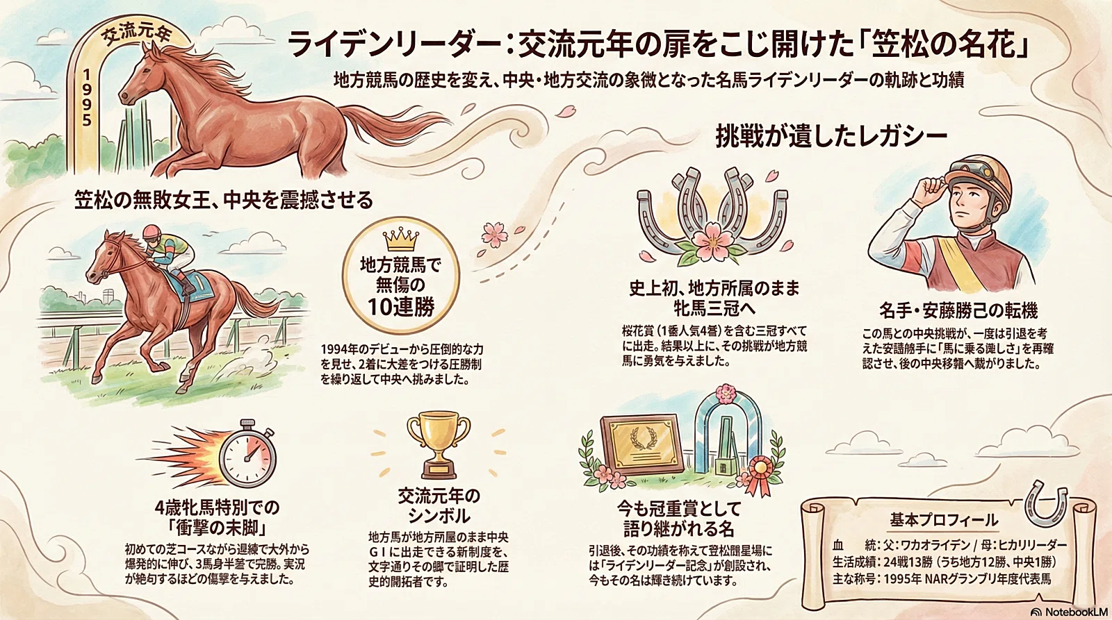 ライデンリーダー ―交流元年、笠松・無敗の10連勝馬が扉をこじ開けた