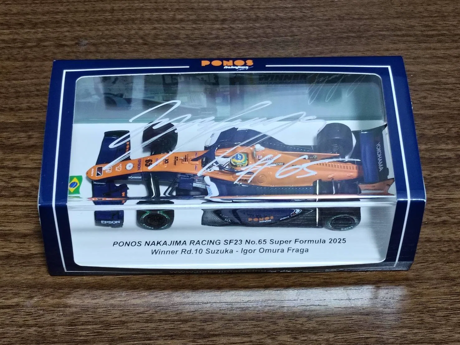 Spark 1/43 PONOS NAKAJIMA RACING SF23 No.65 Super Formula 2025