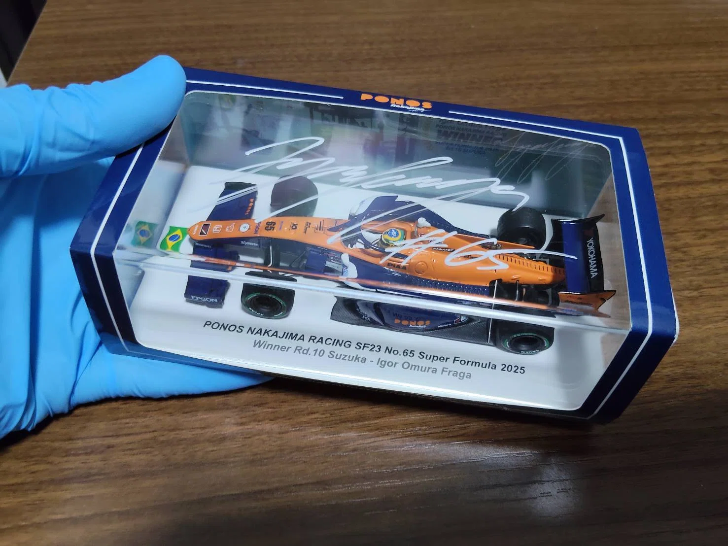 Spark 1/43 PONOS NAKAJIMA RACING SF23 No.65 Super Formula 2025
