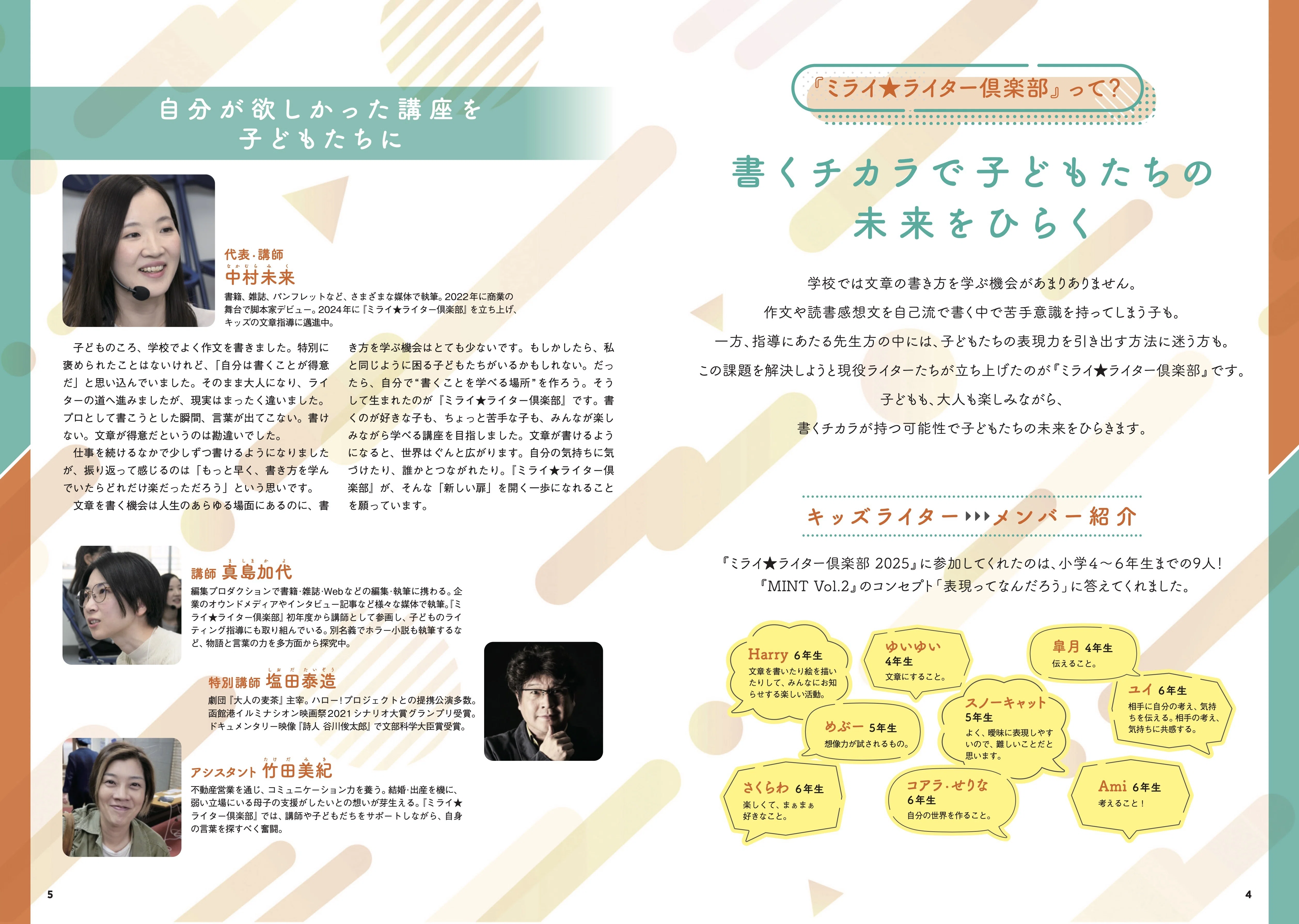 える※プロフィール必読※ MINT Vol.2』紹介〜みんなのプロフィール〜｜ミライ☆ライター倶楽部