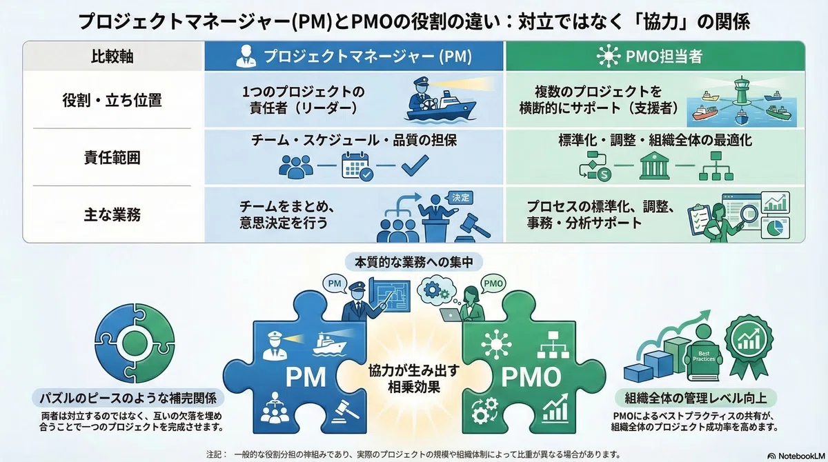 PMOの役割と仕事内容とは？未経験から市場価値を高めるスキルと生存