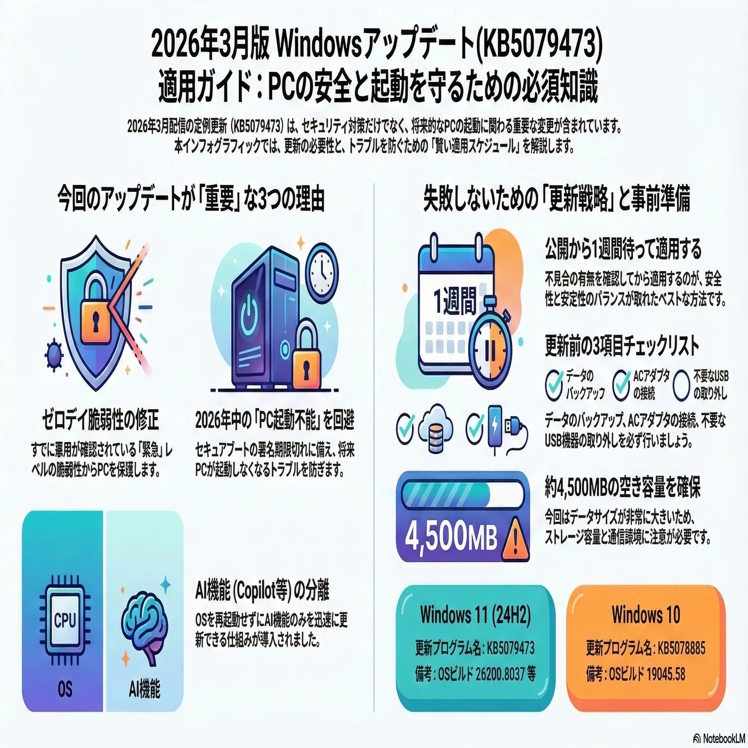 2026年3月版】Windows 11/10 アップデート(KB5079473)徹底解説！適用