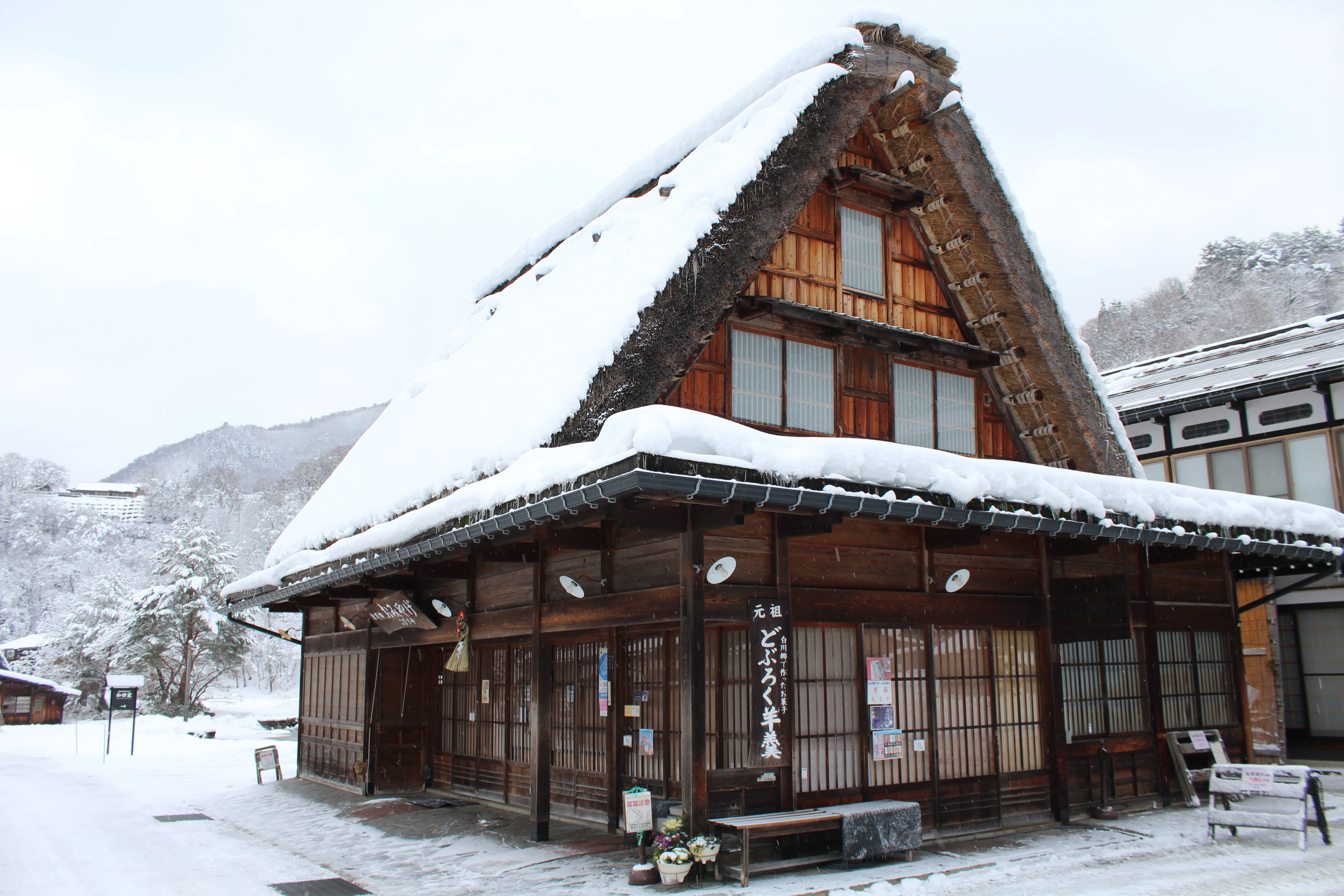 雪景色の白川郷・五箇山合掌造り集落で伝統を体感する｜Ashi