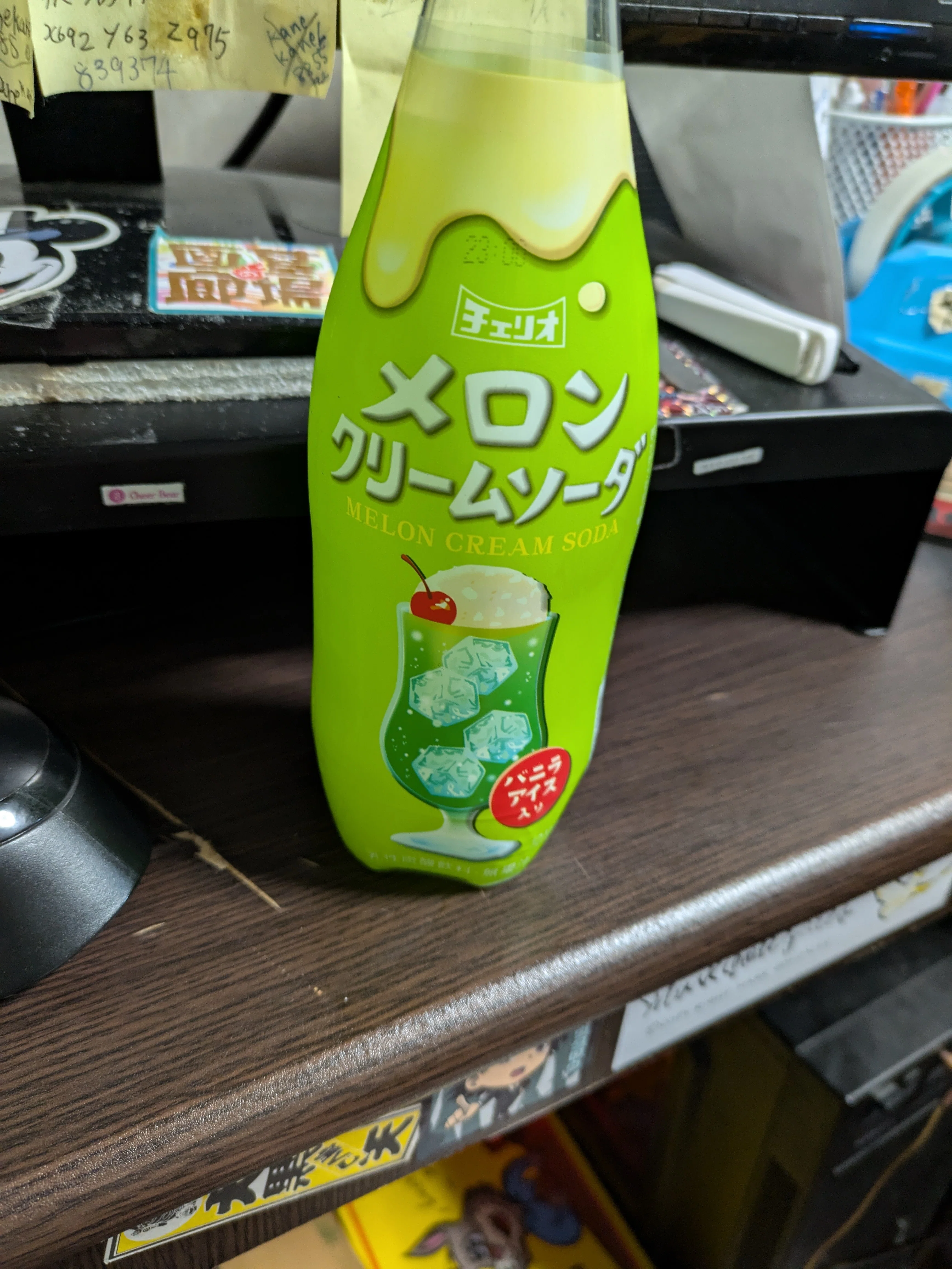 メロンクリームソーダ チェリオのメロンクリームソーダ🍈｜メロンソーダ