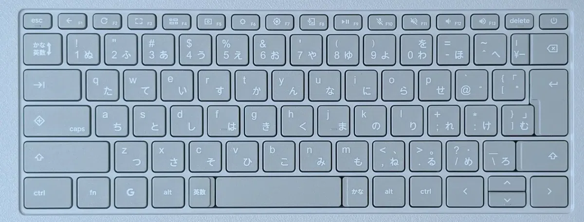 Chromebookで「かな入力」をする方法｜ななし