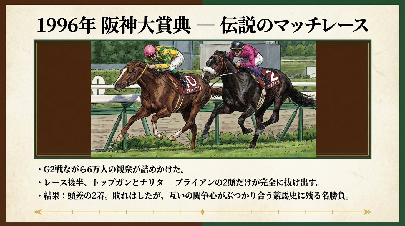 マヤノトップガン 宝塚記念　的中馬券 マヤノトップガン ― 変幻自在の音速ステイヤー｜ハサミおじさん