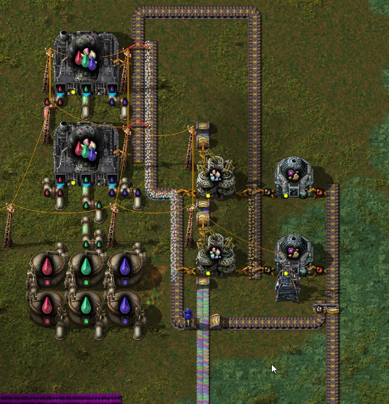 Factorio SpaceAge+Enable All Planet Mods 惑星攻略中メモ「Arcanyx」｜黒の都市
