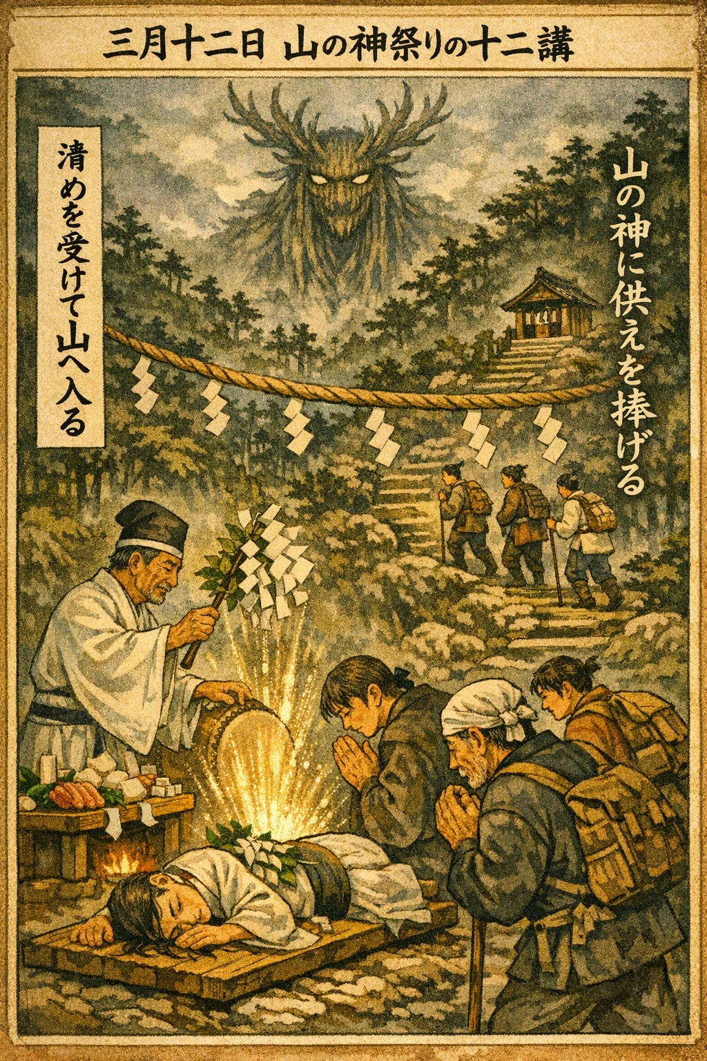 3月12日 山の神様｜九十九屋さんた