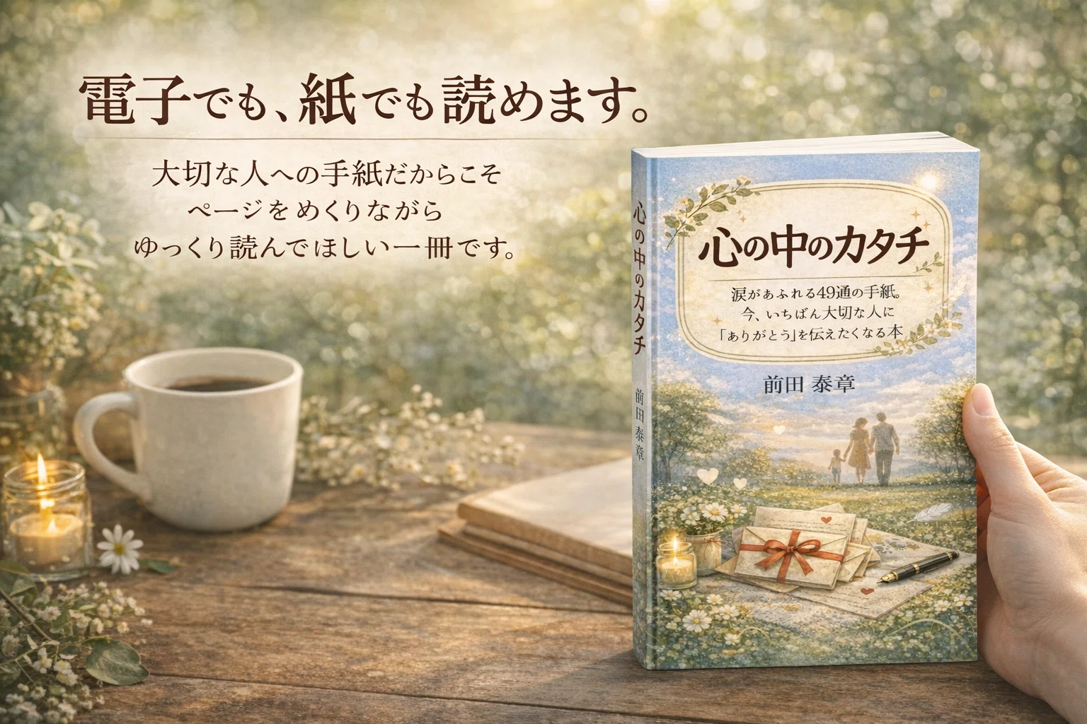 今日、本が発売になりました。『心の中のカタチ』49通の手紙の本です