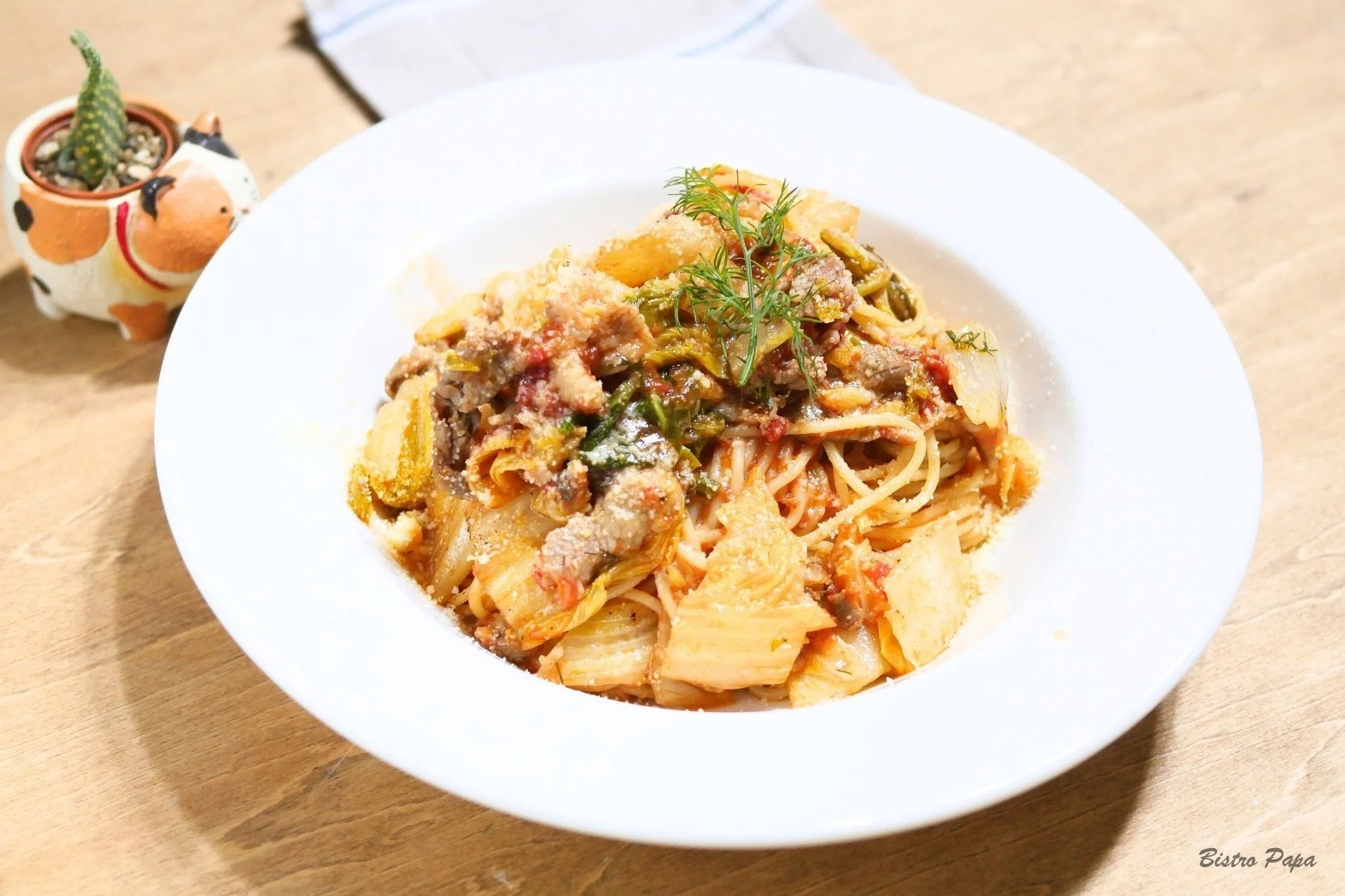 1.6mmから1.4mmに変えただけで、別のパスタが楽しめる。～20年まで
