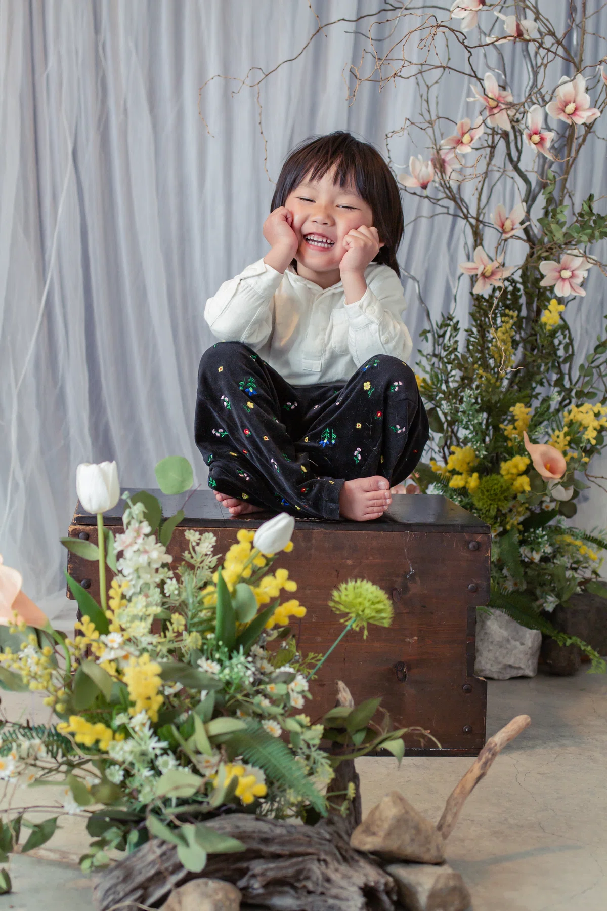 卒園入学の記念に残す手形足形アート|小諸おうちスタジオぽのふぉと