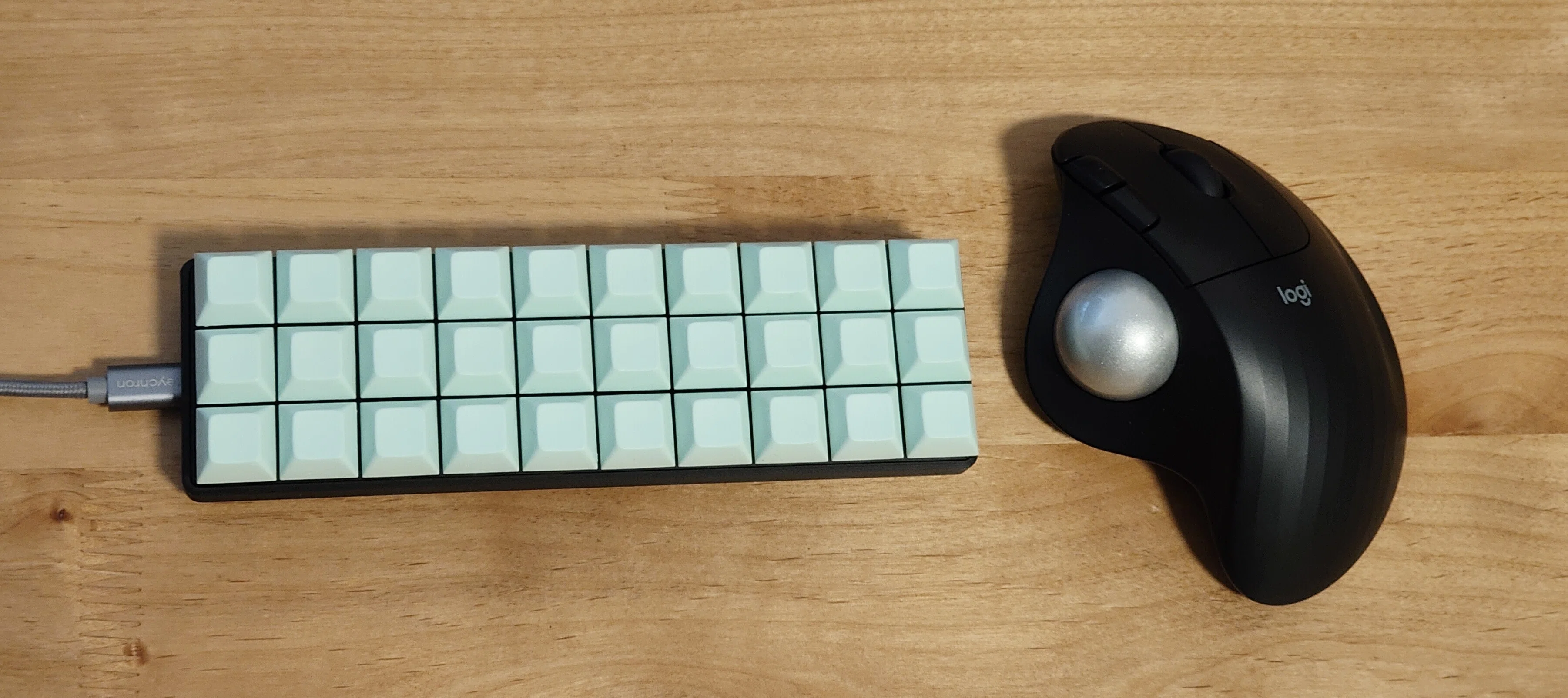 30キーのキーボードGherkin｜Riko