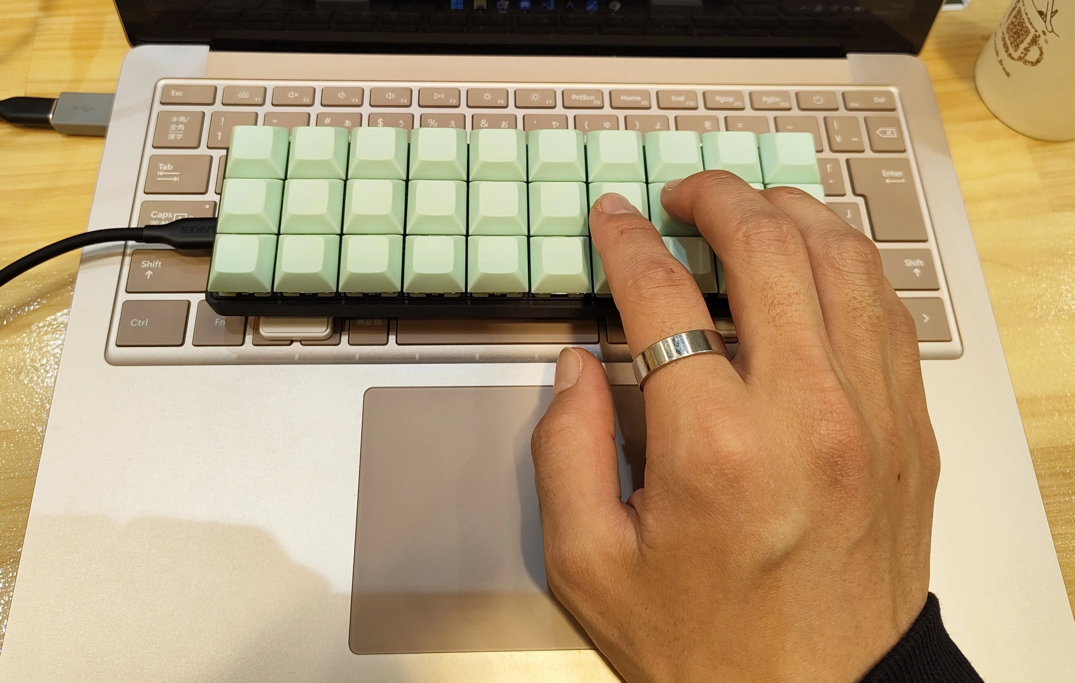30キーのキーボードGherkin｜Riko
