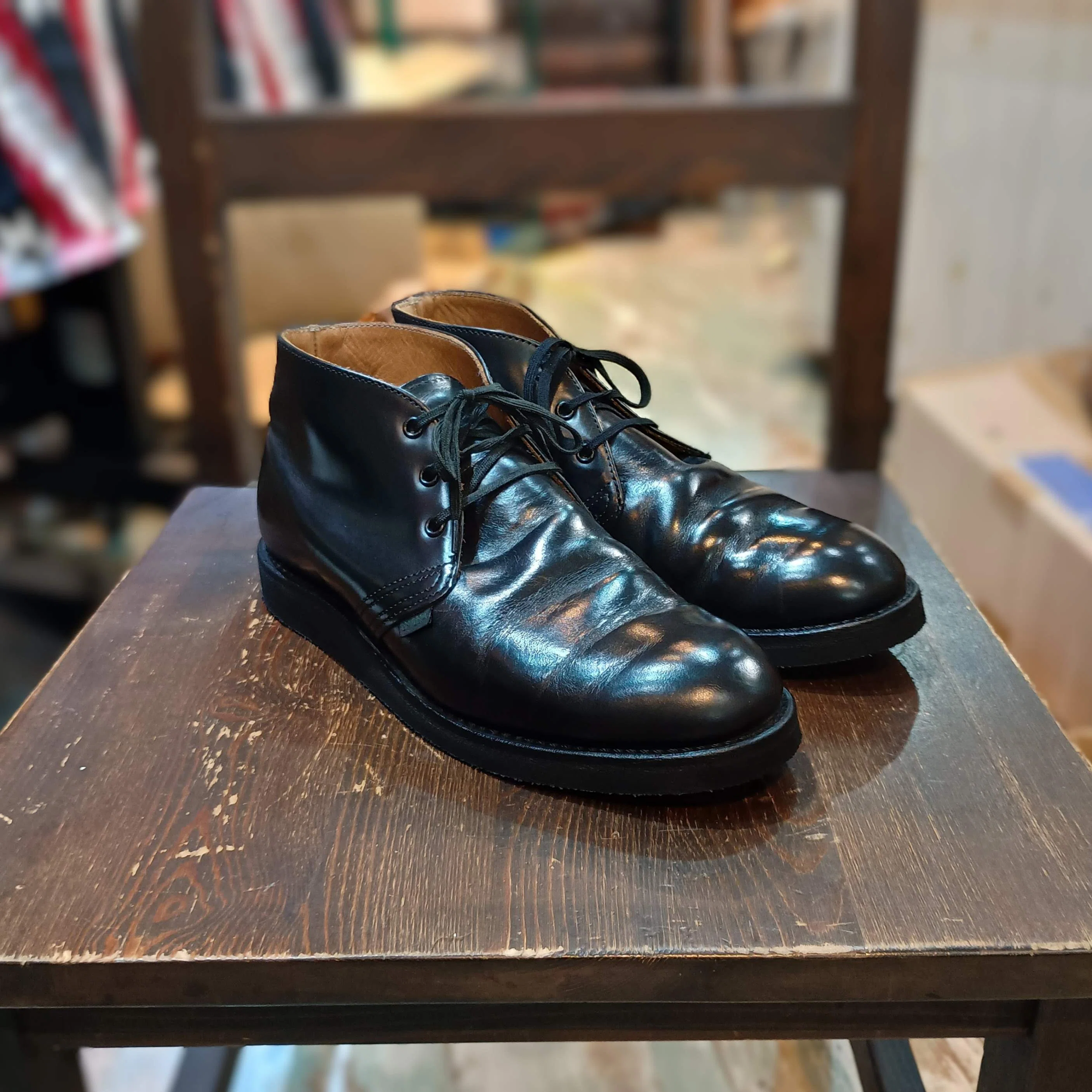 Resole/ソールカスタム】Red Wing#9196 Postman Chukka+vibram#1002