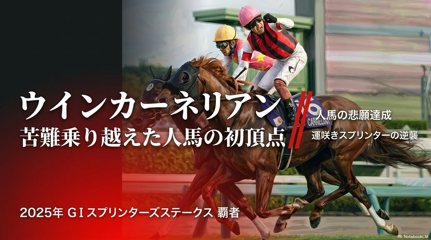 ウインカーネリアン ― 苦難乗り越えた人馬の初頂点 ―｜ハサミおじさん