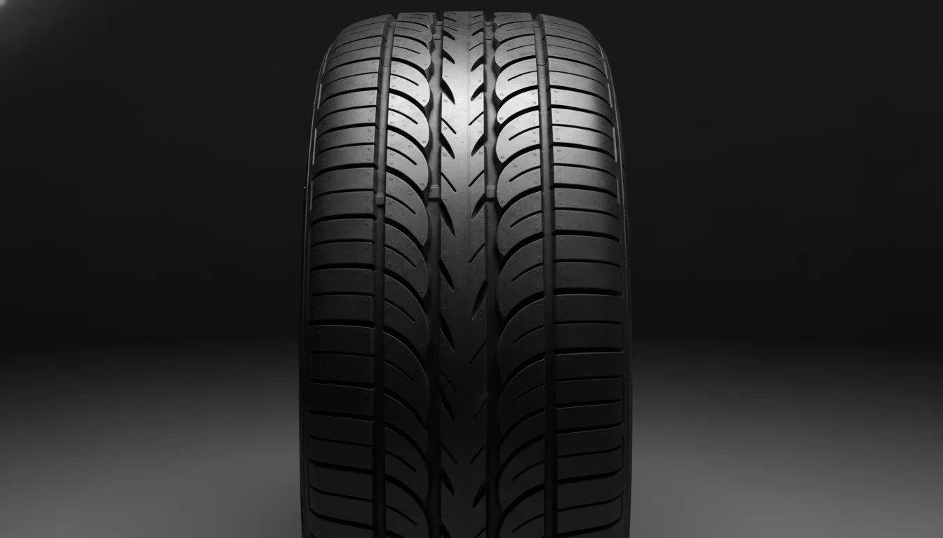 スポーツカー用高性能夏タイヤのトレッドパターン詳細