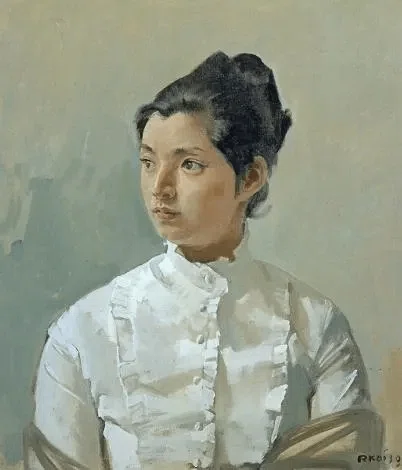都志良三模写大全（156）Ryohei Koiso小磯良平(1903 - 1988) Japan