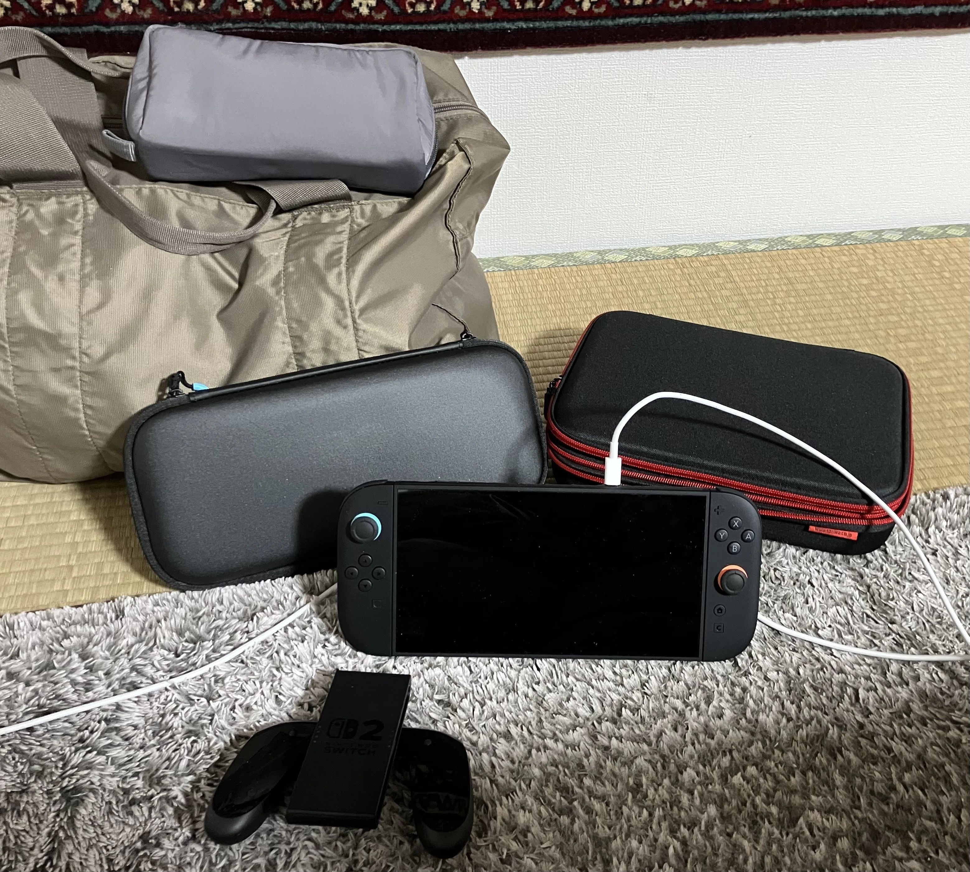 ⭐展示保管用⭐Switch グレー 豪華セット⭐ アマゾンでNintendo純正SWITCH2のケースを購入すると、アマゾン