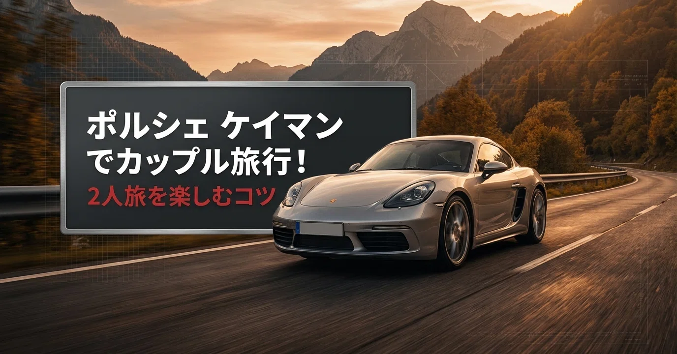 ポルシェ ケイマンでカップル旅行！2人旅を楽しむコツ｜Luxurylane 