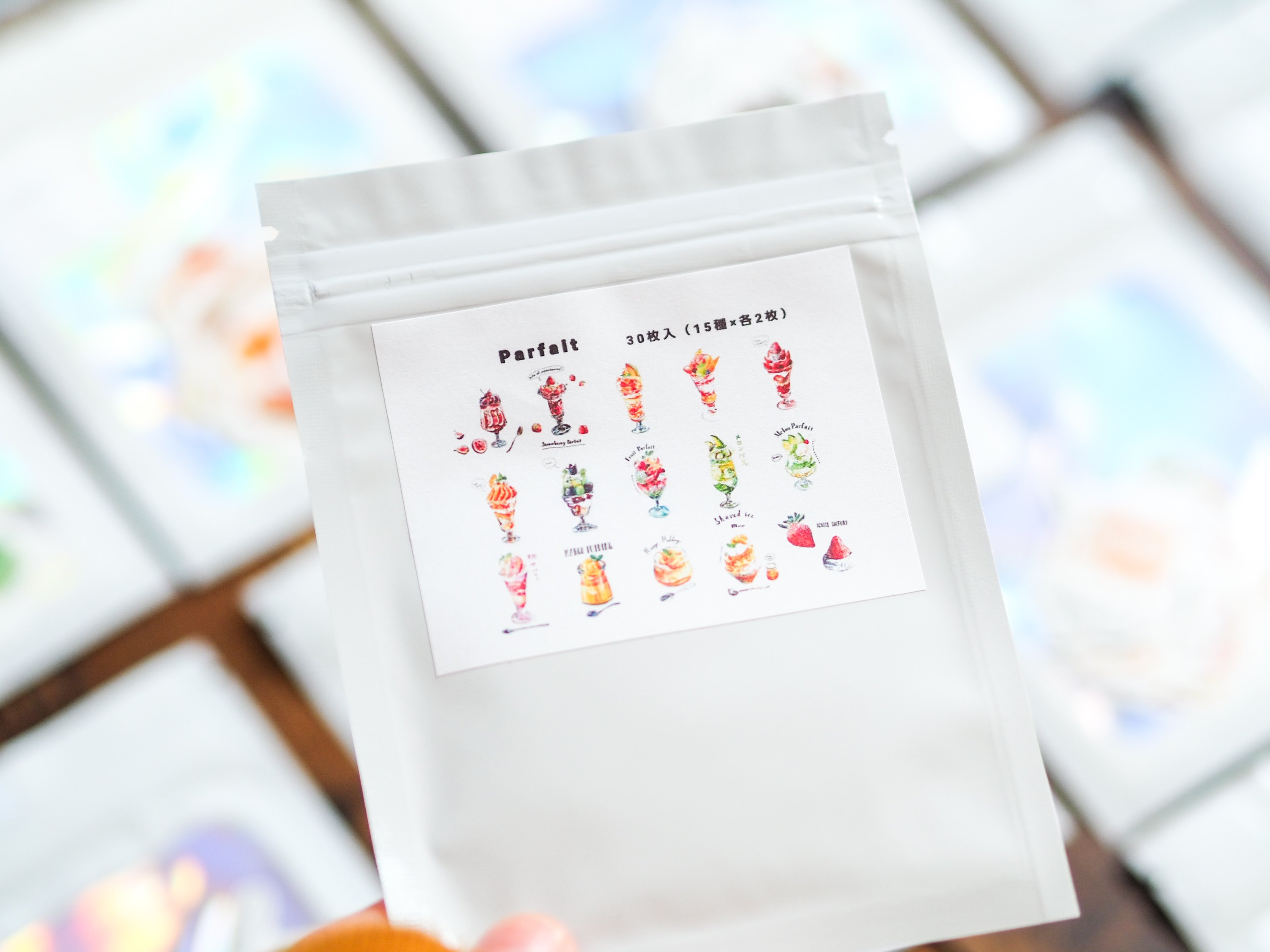 キラキラの袋が使いたくてフレークシールの販売に挑戦してみた｜きのっ