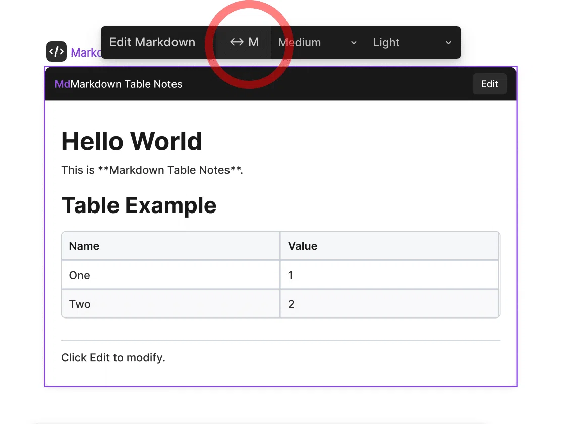 Widget Visual Table Sign I created a Figma widget that can fully display Markdown, including ...