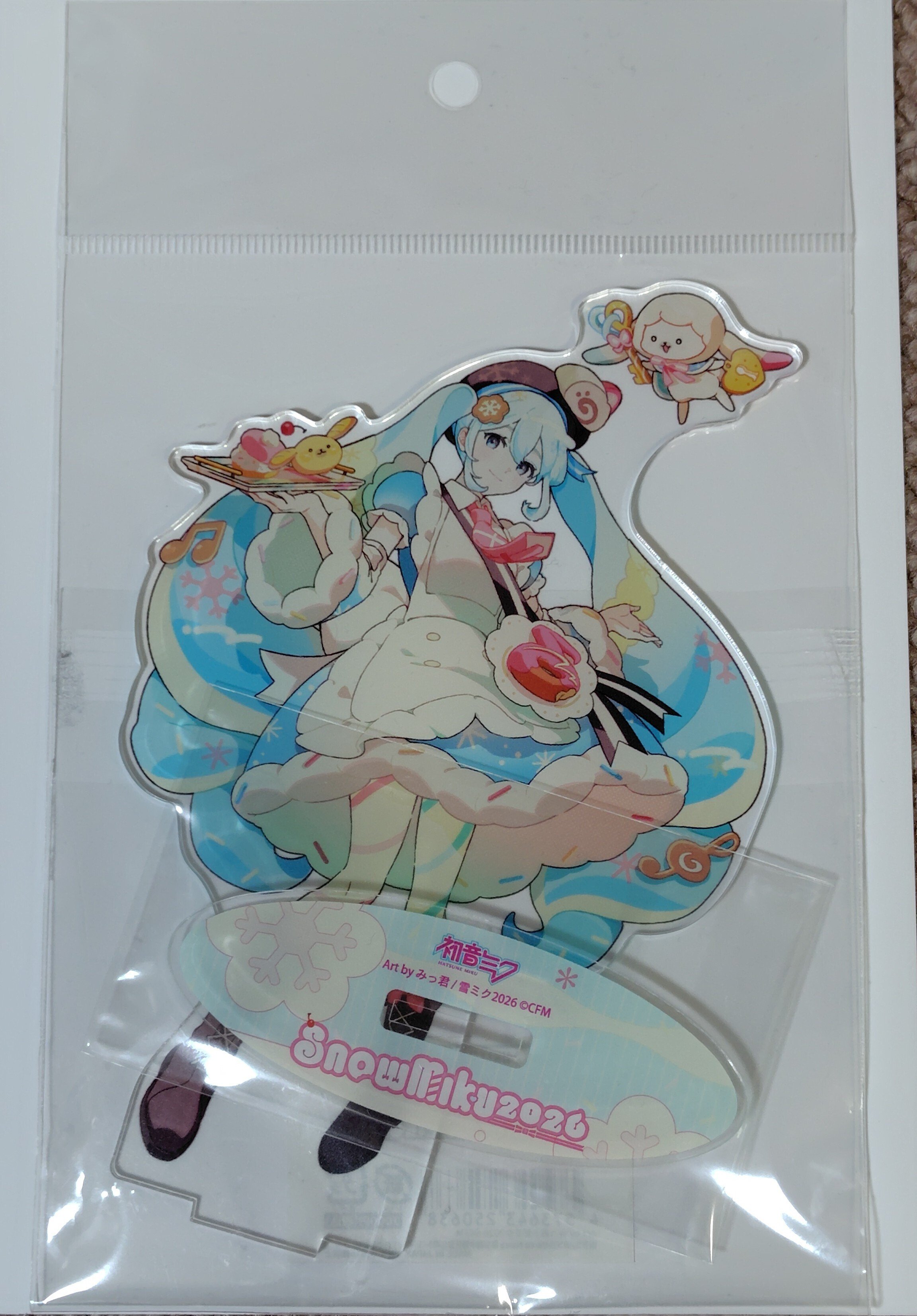 初音ミクシリーズ プラチナムザッカビッグアクリルスタンド 初音ミク