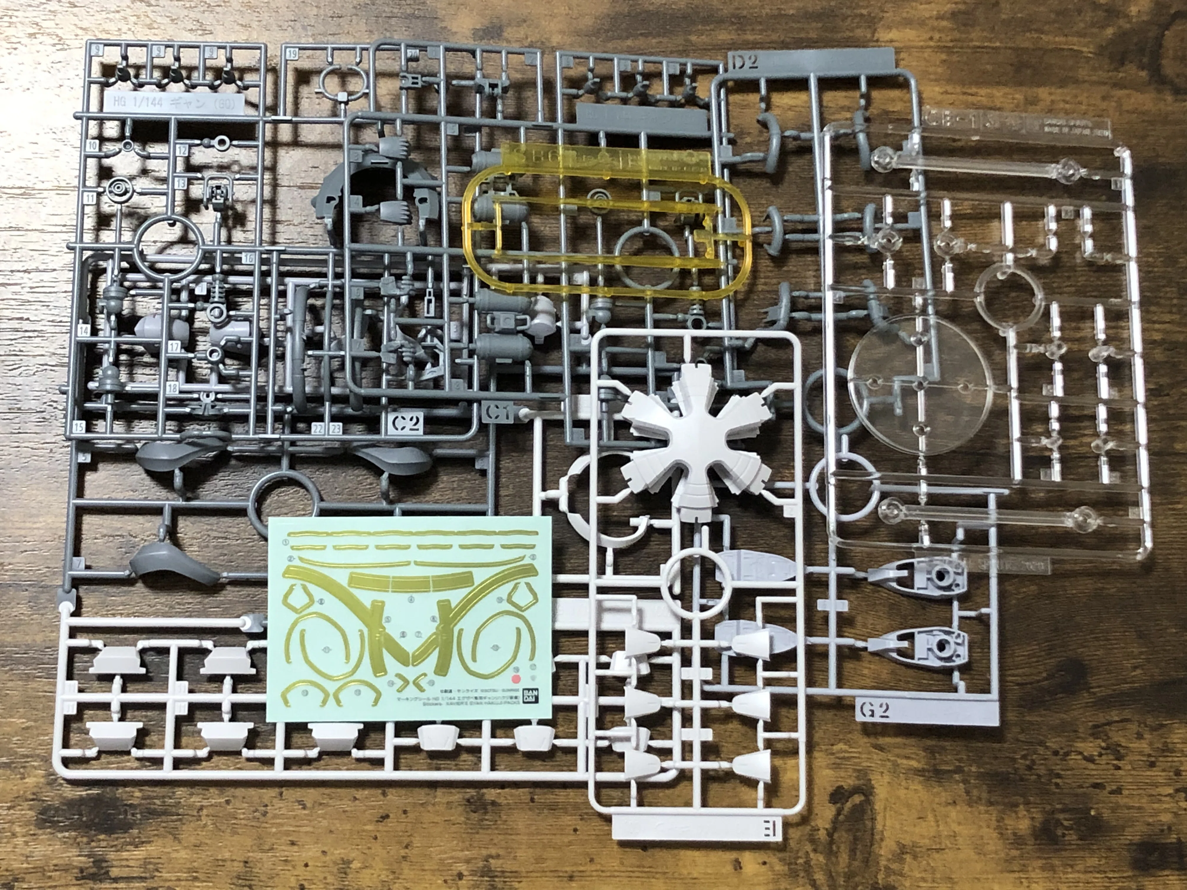 ゆるプラモ記録帖その3【HG 1/144 エグザベ専用ギャン(ハクジ装備