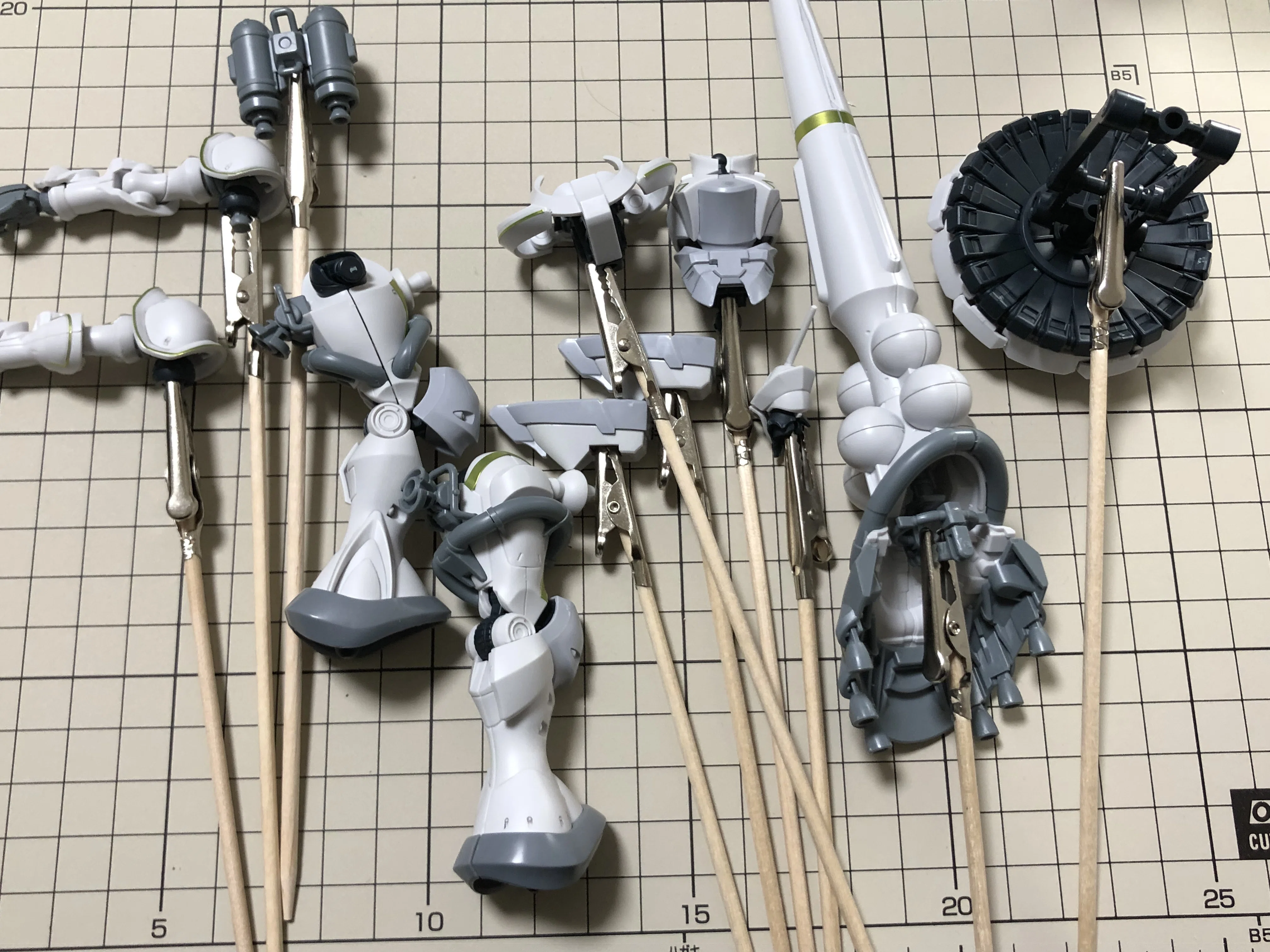 ゆるプラモ記録帖その3【HG 1/144 エグザベ専用ギャン(ハクジ装備