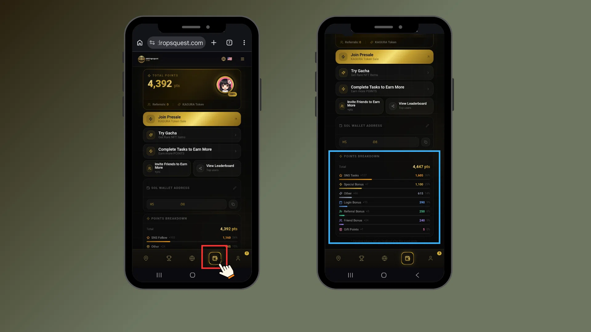 Airdrop Community Airdrop Quest Quick Start Guide(Social, Wallet, Gacha, Rules, and ...