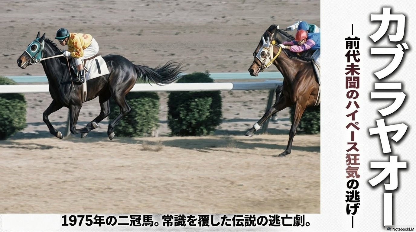 カブラヤオー ― 空前のハイペースと狂気の逃げ ―｜ハサミおじさん