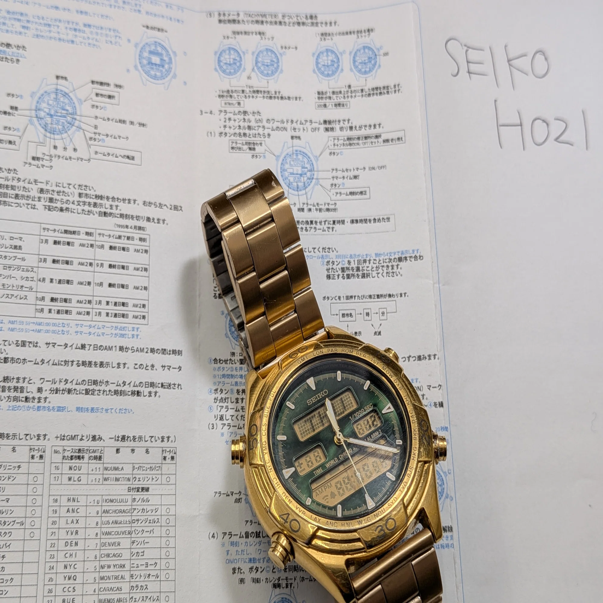 SEIKO】H021 電池交換｜富屋時計店