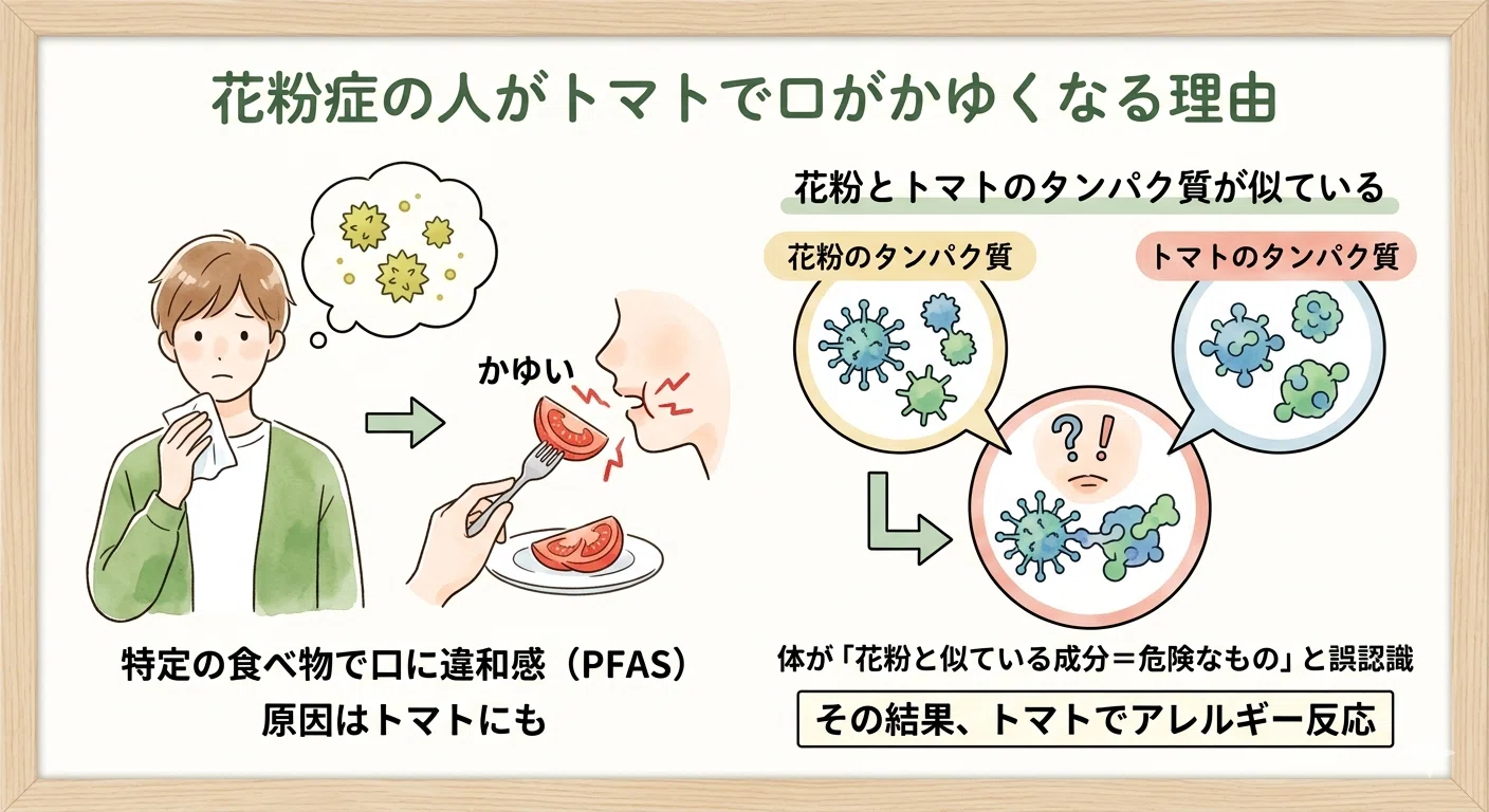 花粉 症 トマト アレルギー