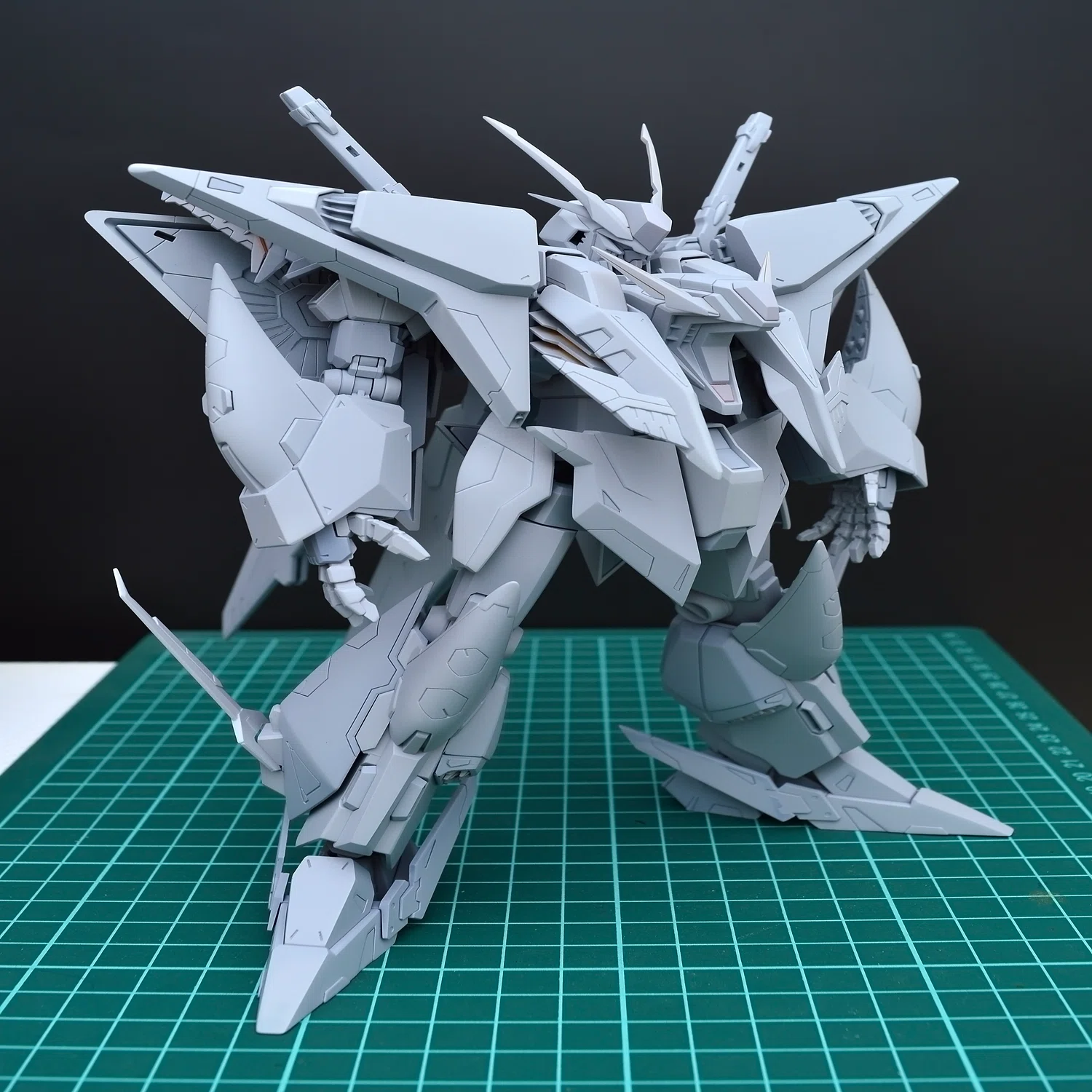 HGUC クスィーガンダムを改修して作る。素組～改修～塗装～完成/長編