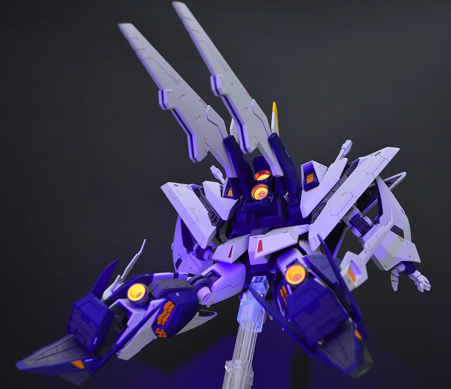 HGUC クスィーガンダムを改修して作る。素組～改修～塗装～完成/長編