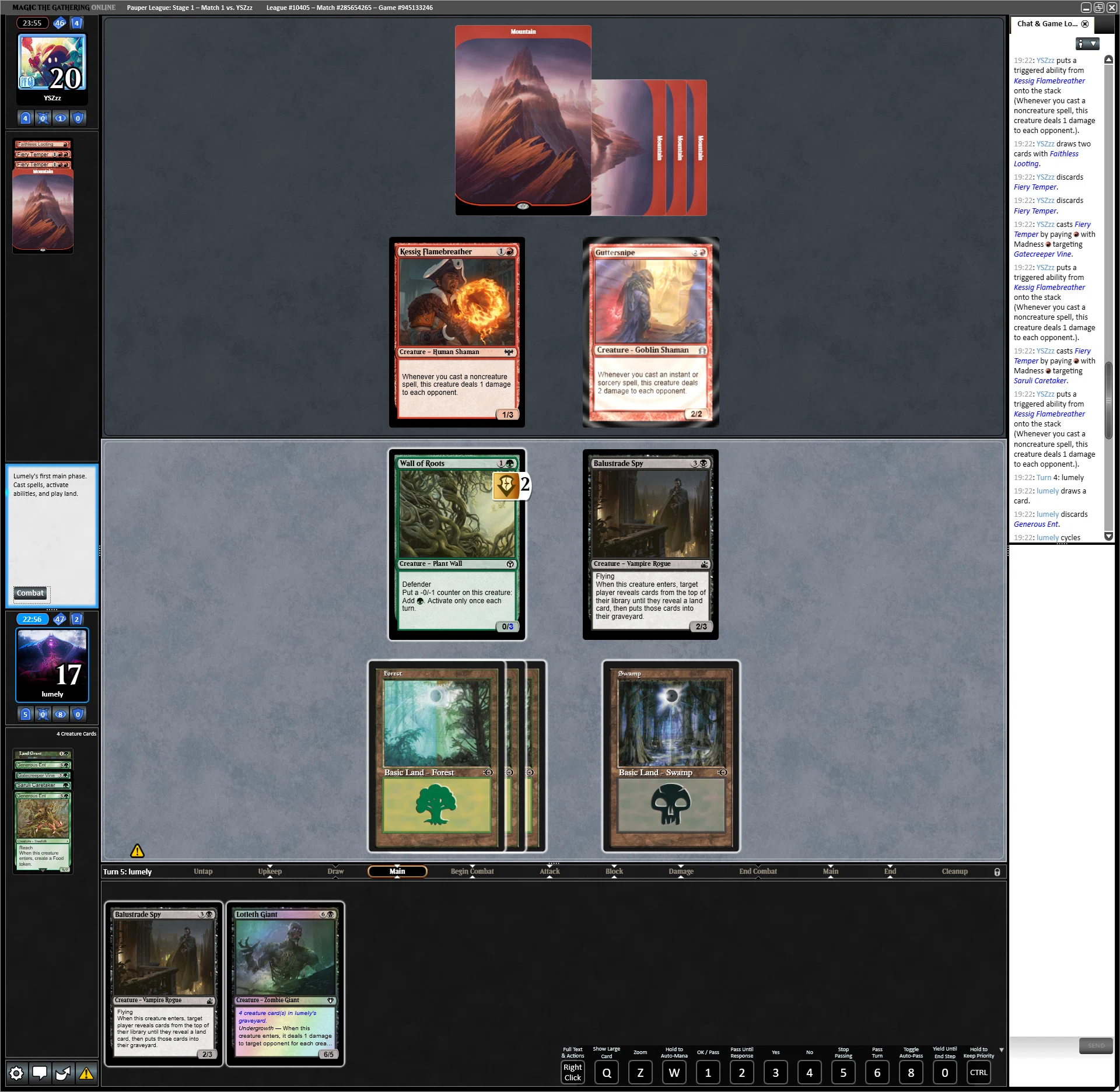 Pauper】壁スパイが赤単マッドネスにこの先生きのこるには｜るーめり