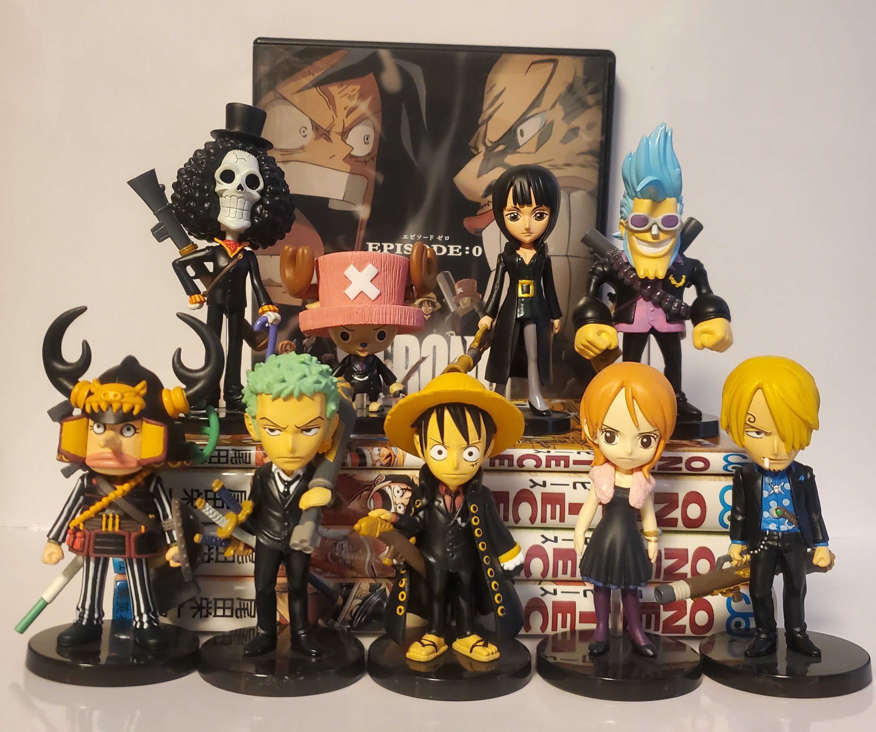 ワーコレ ワンピース STRONG WORLD フィギュア 9体セット One Piece Film ~Strong World~ Ichiban Kuji Figure Bandai Luffy etc